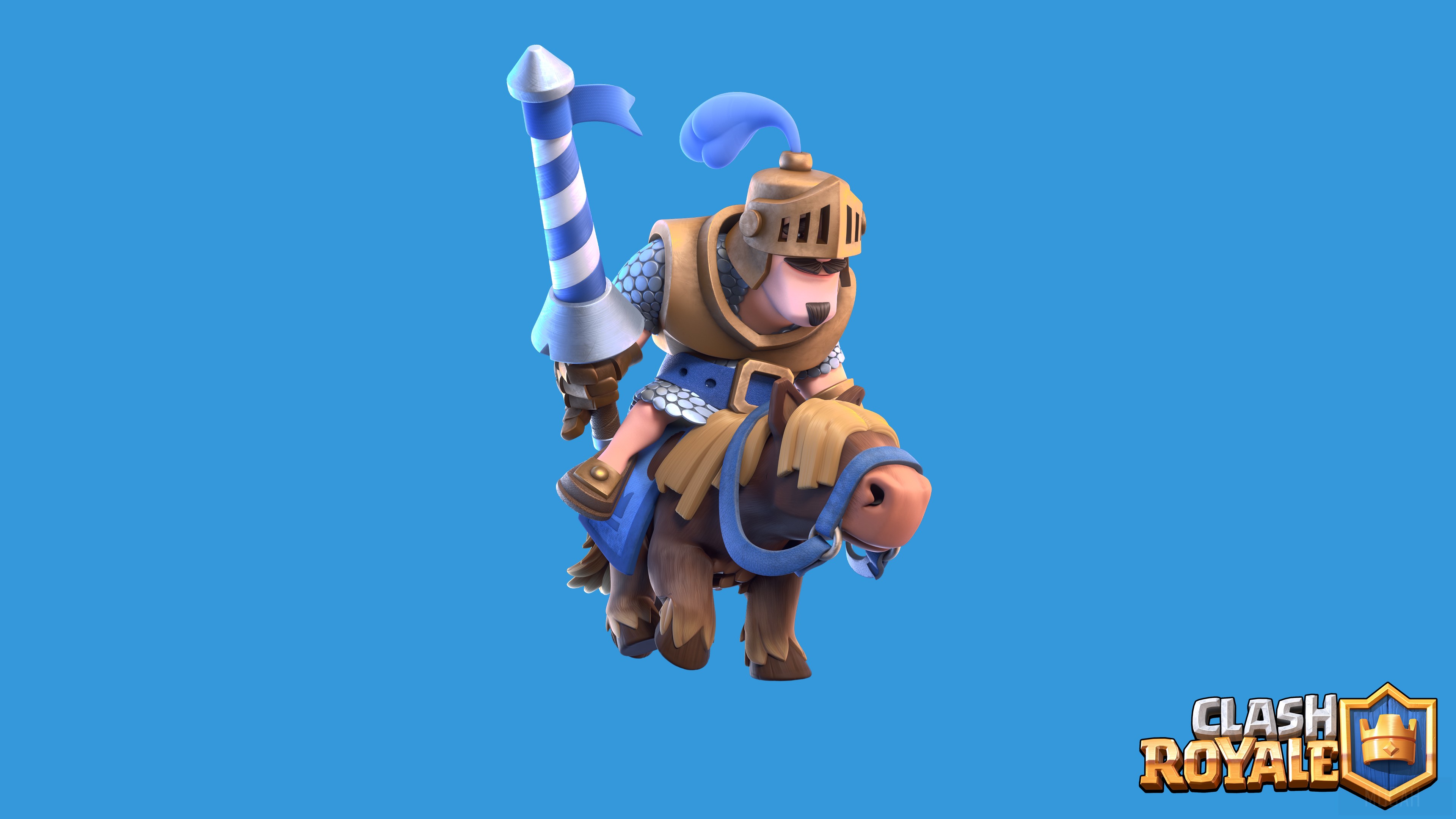 Blue Prince from Clash Royale 4K HD Wallpaper