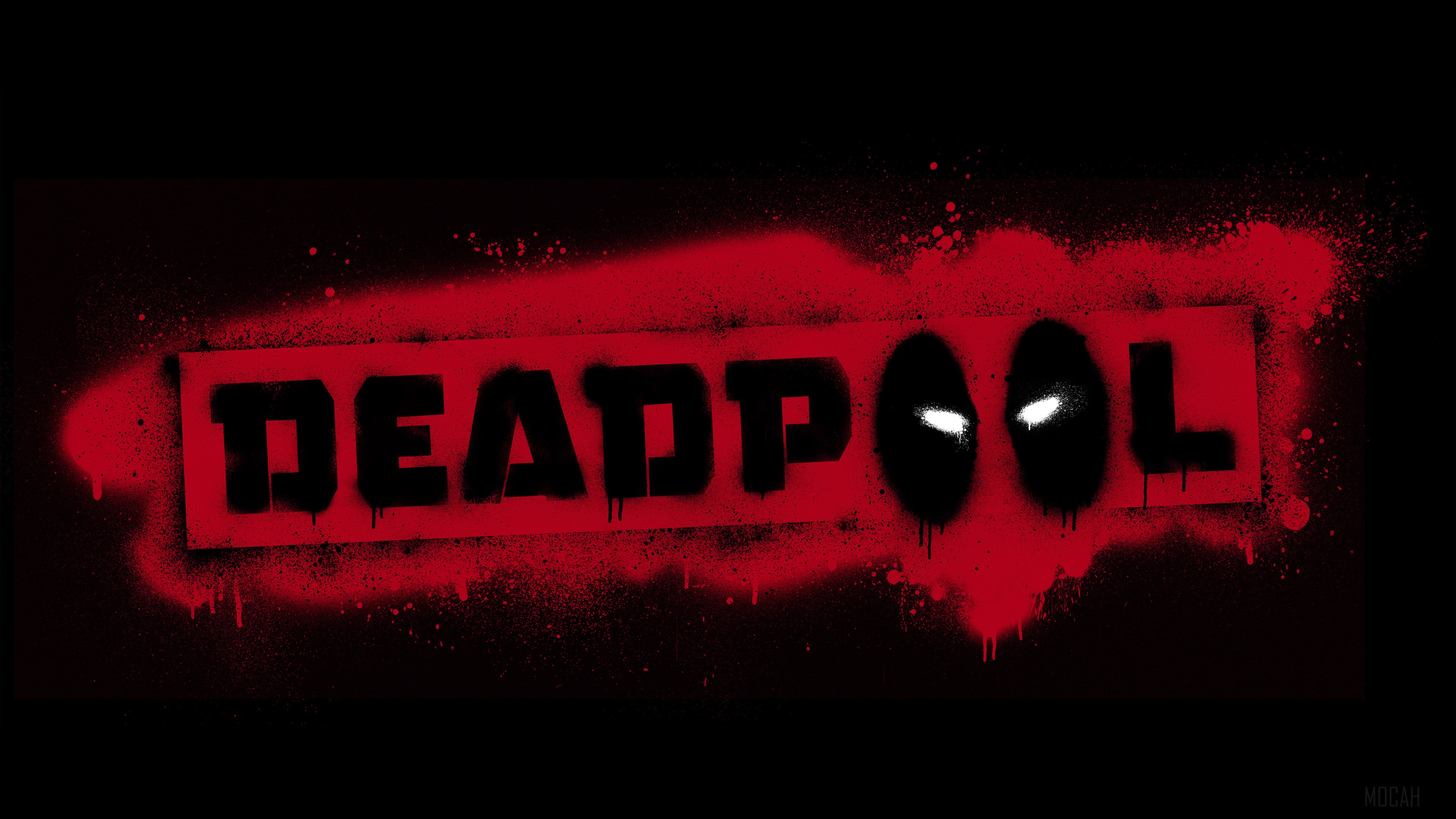 Deadpool Logo 4K HD Wallpaper