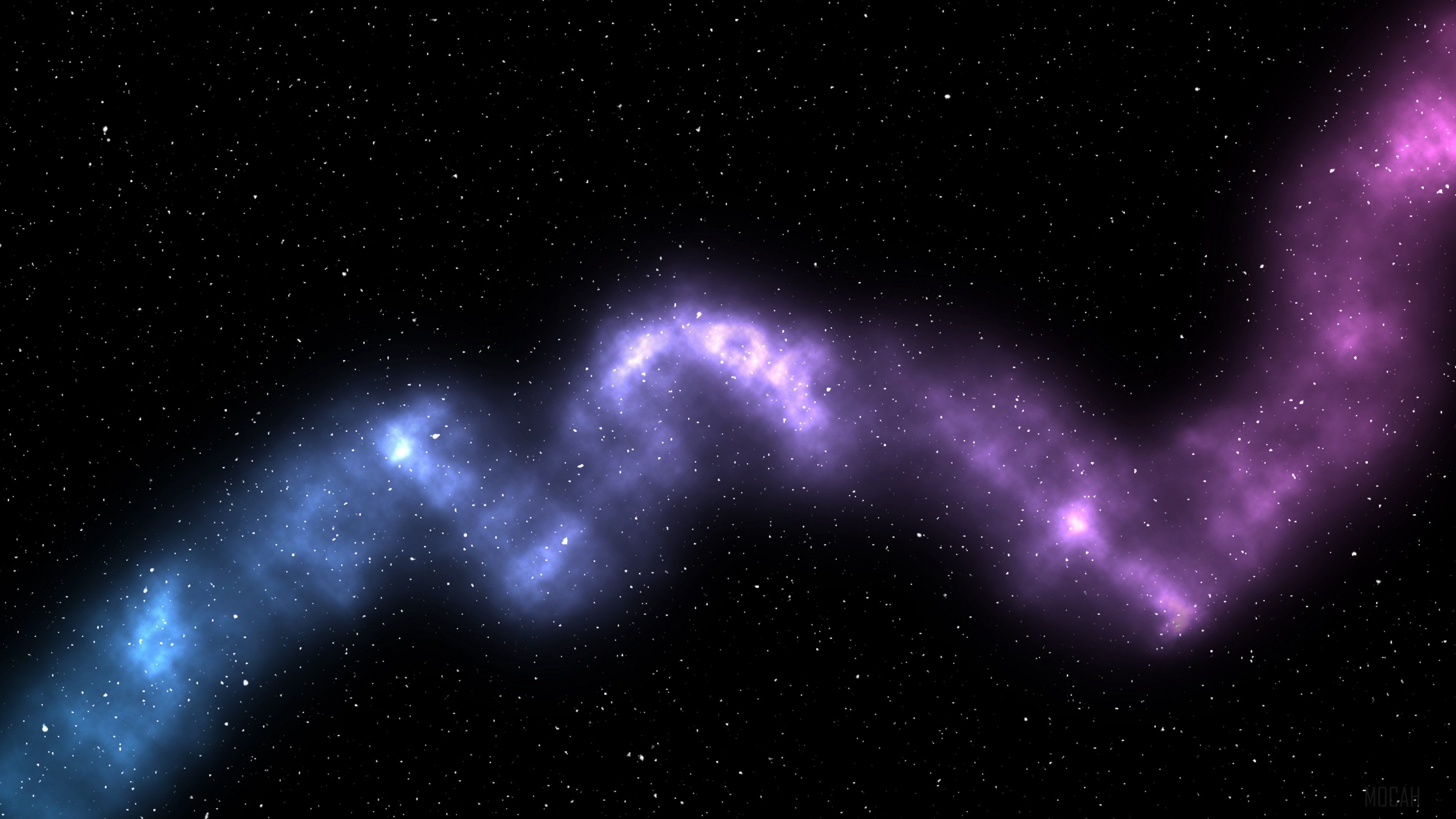 Space with stars and nebula 4K HD Wallpaper