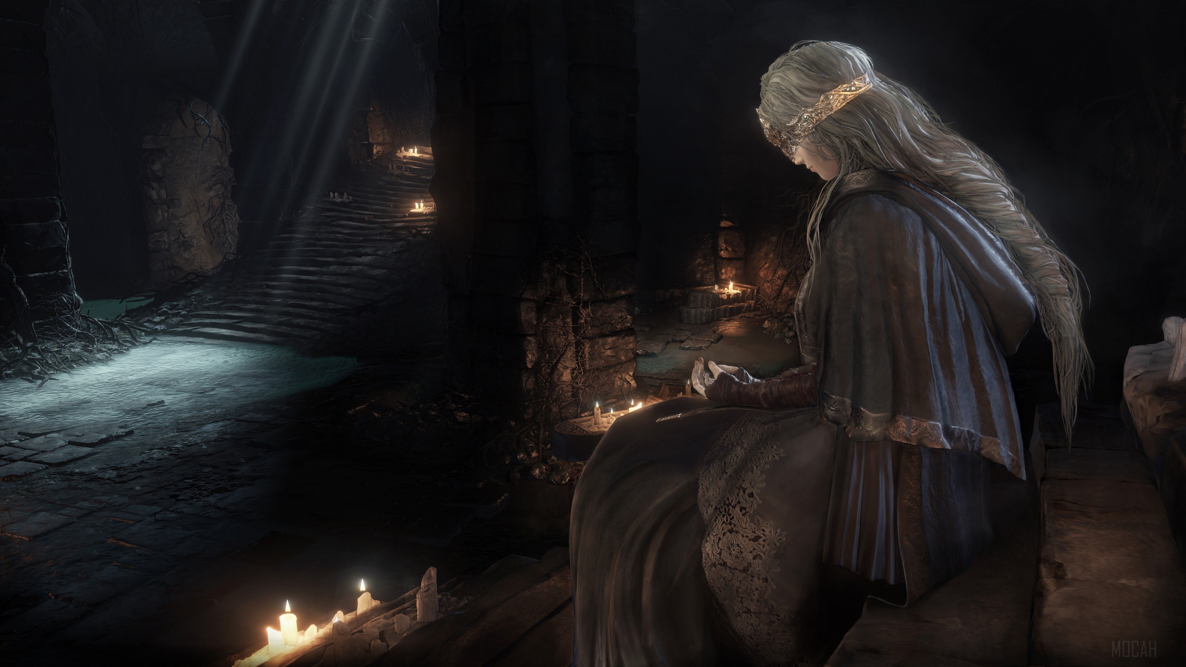 Fire Keeper from Dark Souls 3 4K HD Wallpaper