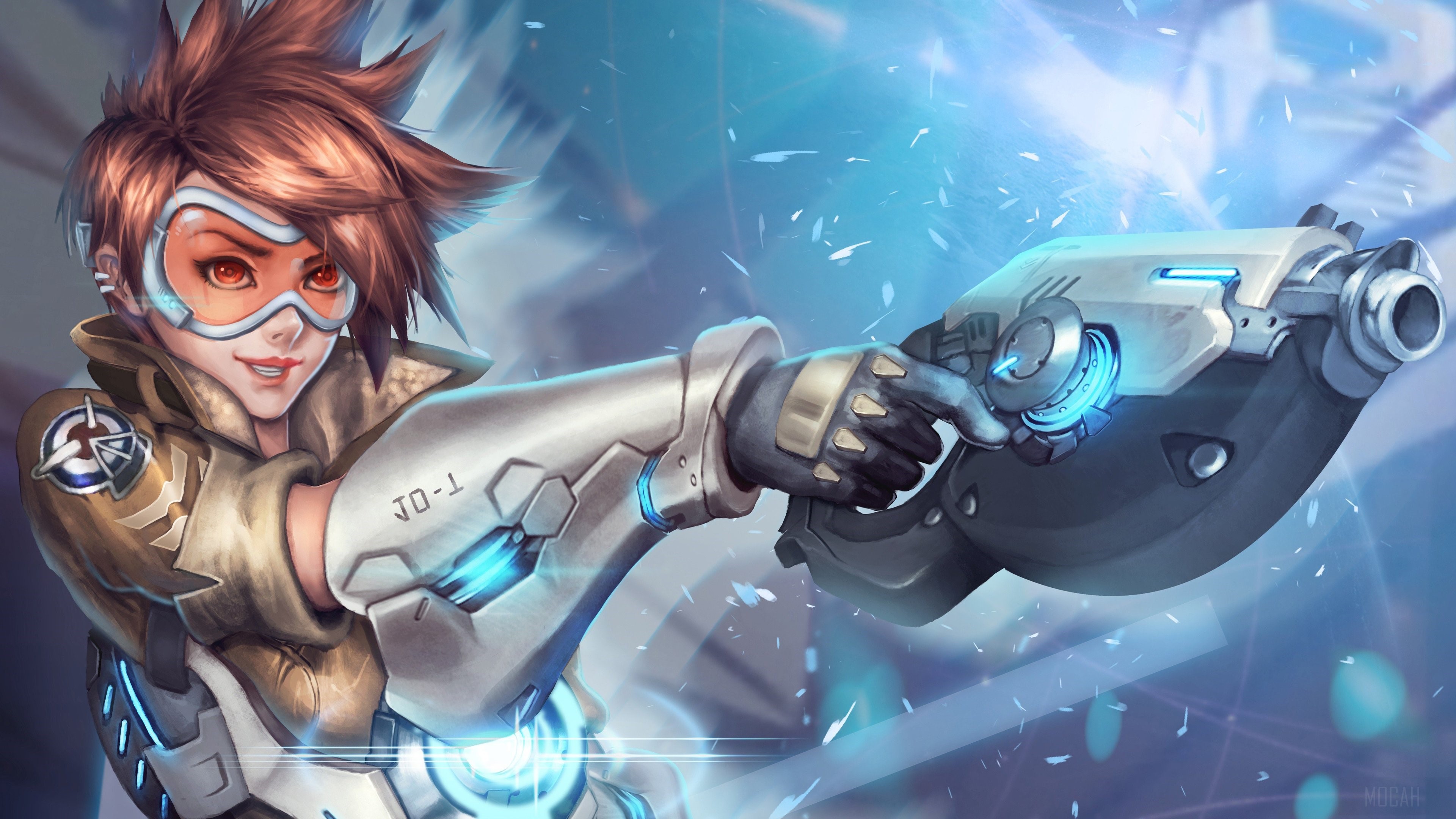 Tracer from Overwatch 4K HD Wallpaper