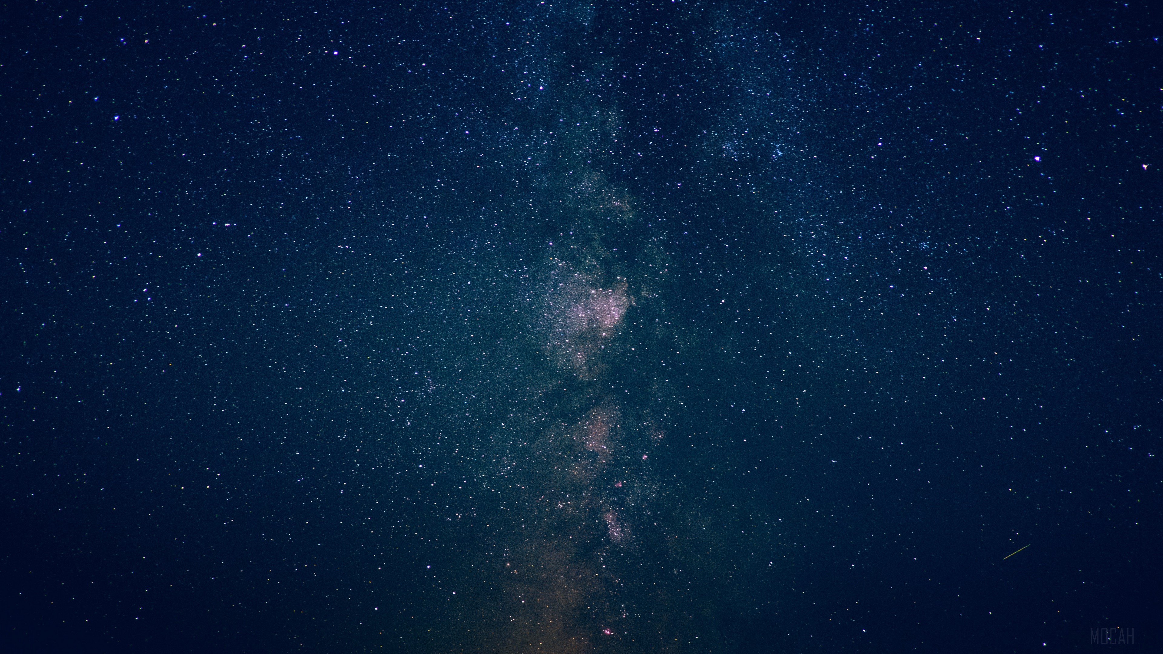 Milky Way Galaxy in Starry Night Sky 4K HD Wallpaper