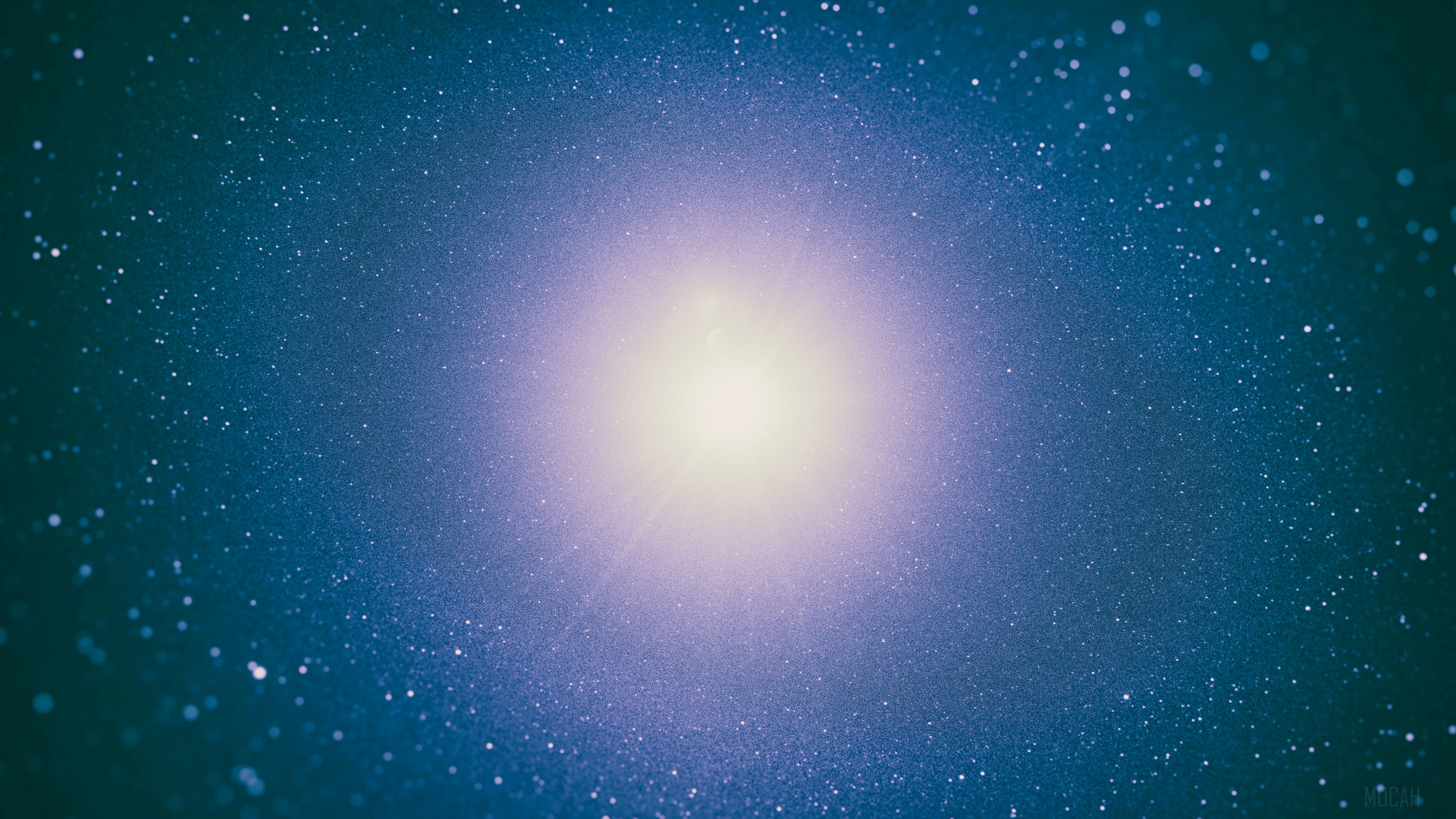 Stars and bright light in space 4K HD Wallpaper
