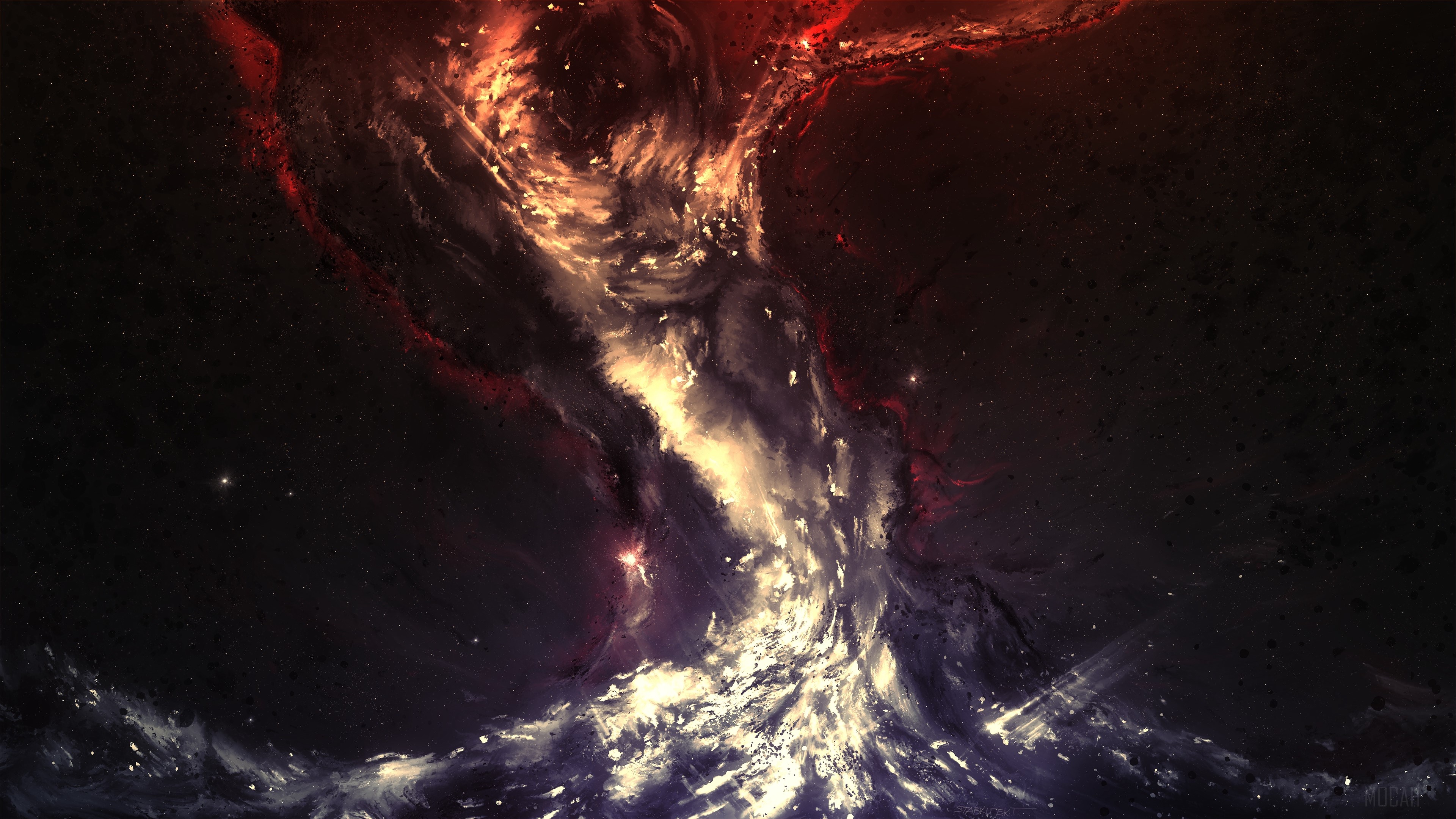 Space Nebula Art 4K HD Wallpaper