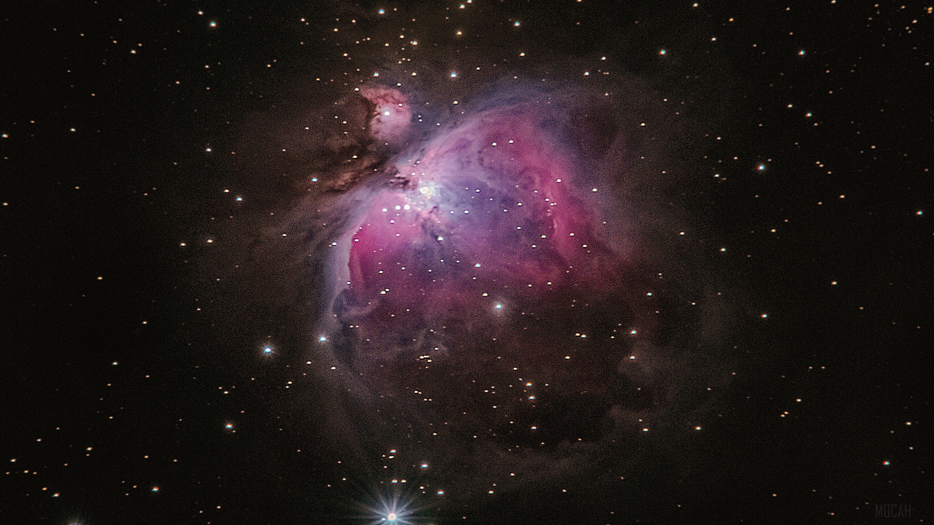 The Orion Nebula in 4K HD Wallpaper