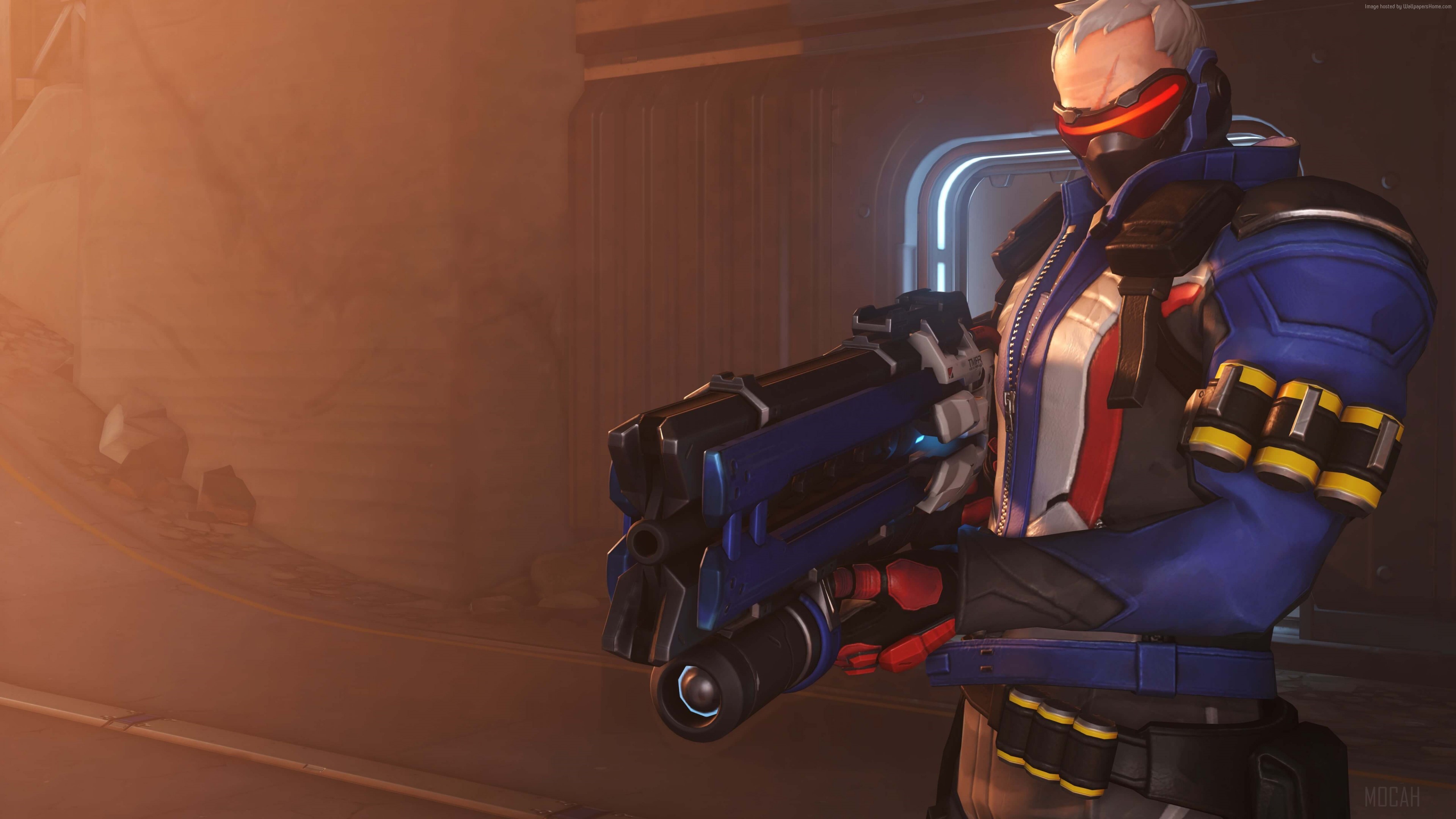 Soldier: 76 from Overwatch 4K HD Wallpaper