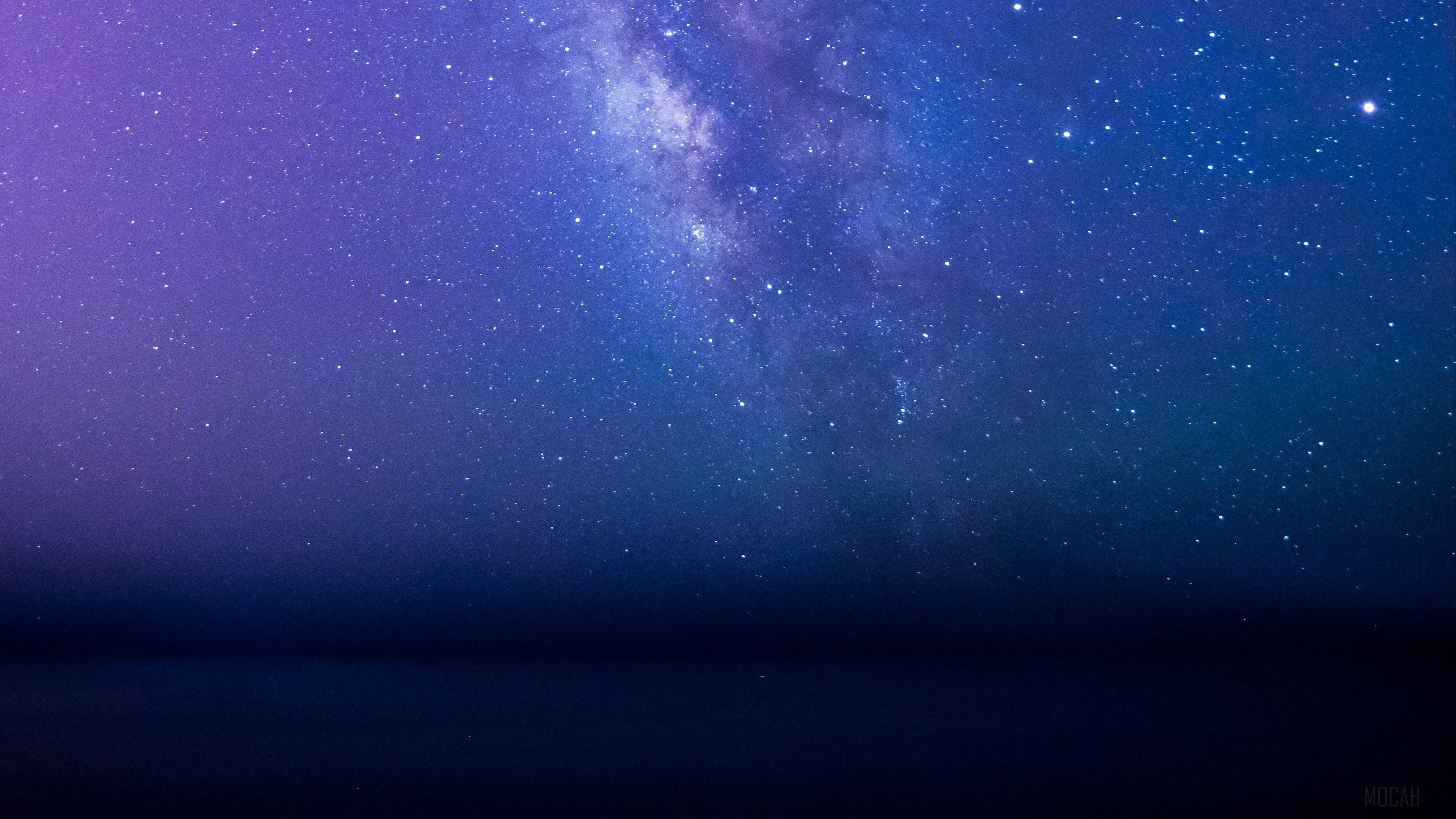 Milky Way and stars in 4K HD Wallpaper