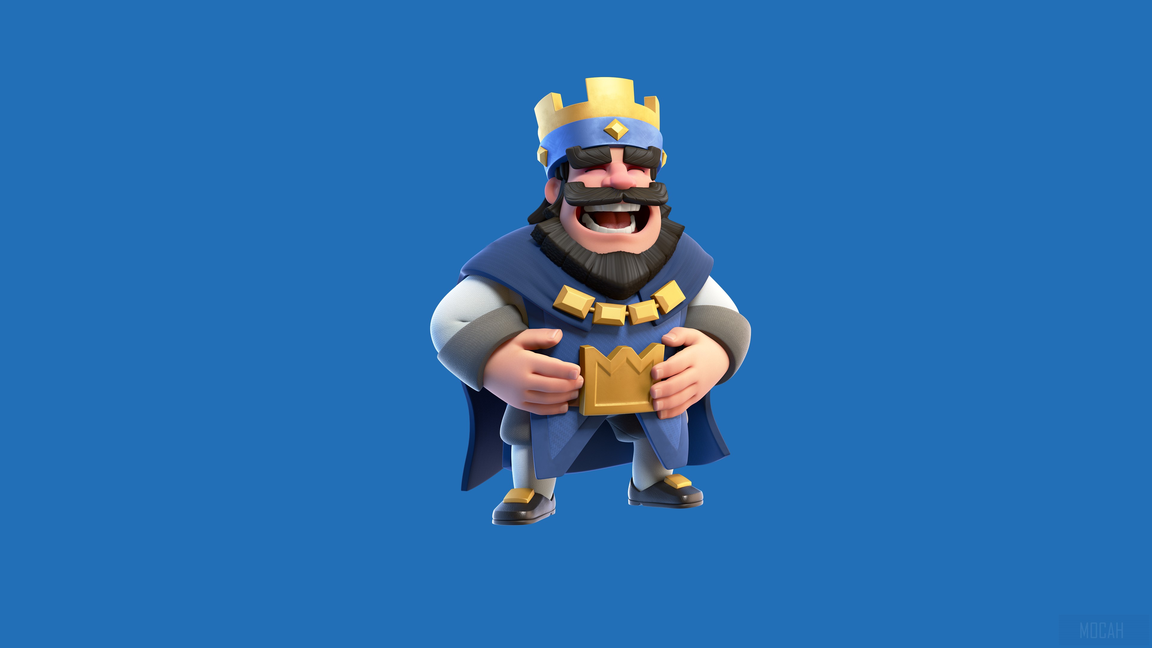 King from Clash Royale 4K HD Wallpaper