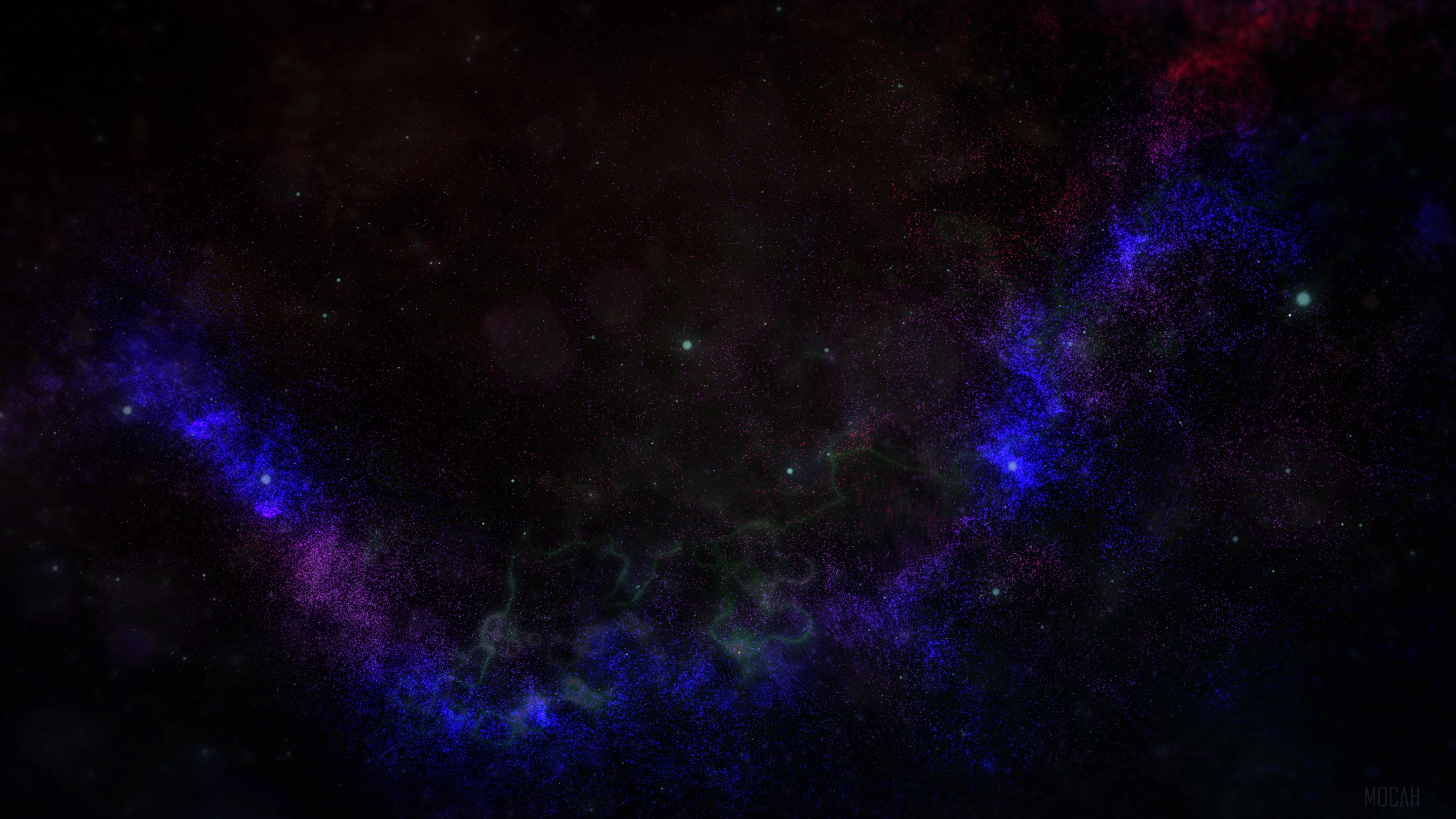 Galaxy and starry sky 4K HD Wallpaper