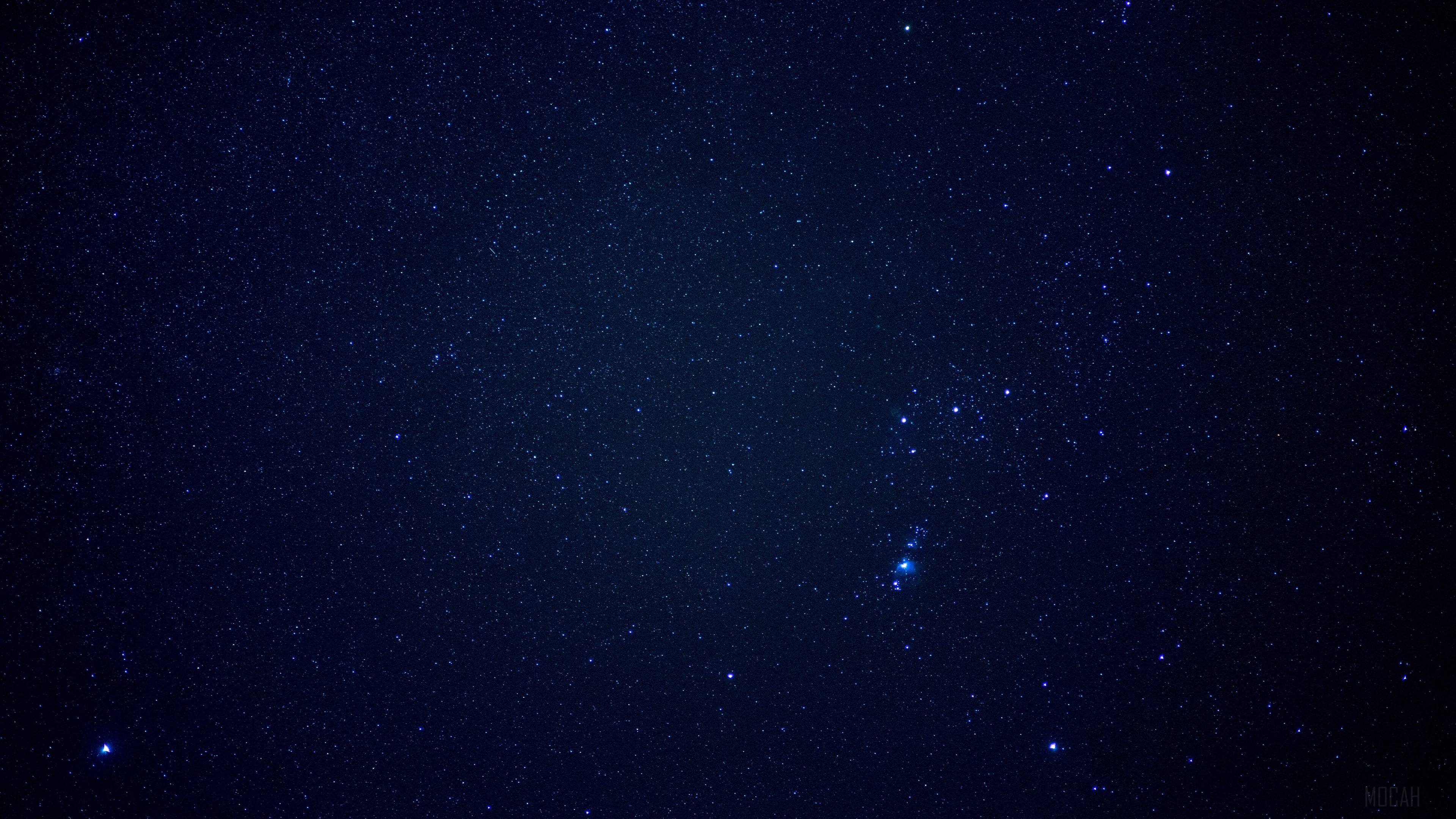 Starry night sky with constellations HD Wallpaper