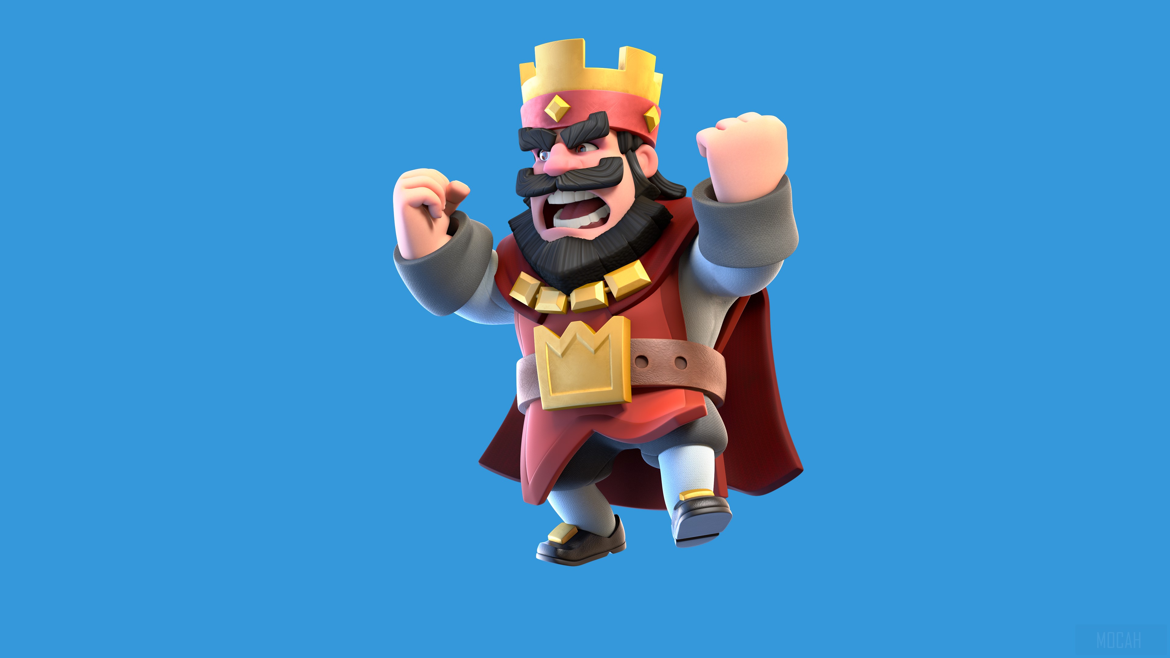 Red King from Clash Royale 4K HD Wallpaper