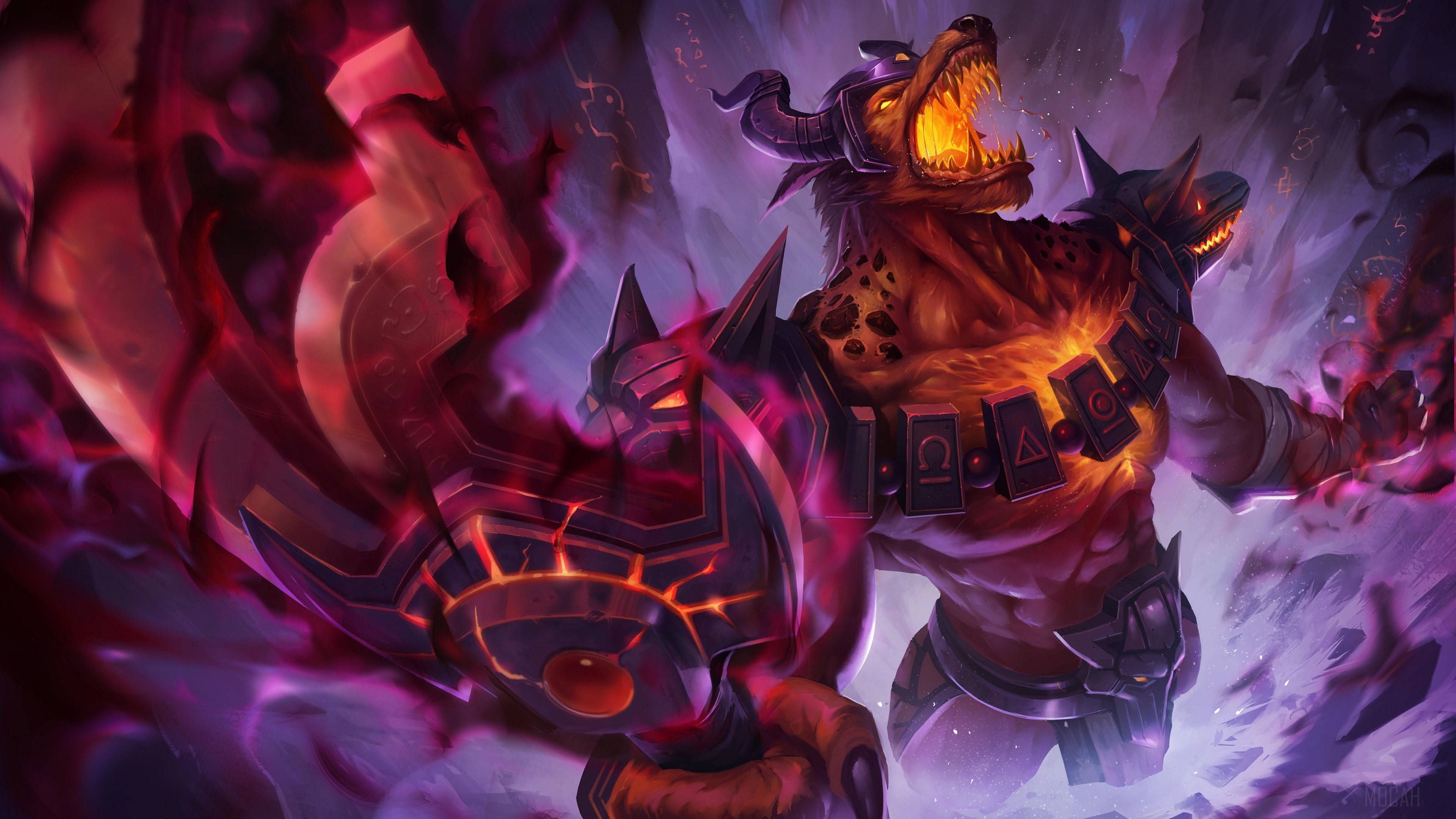 Nasus from League of Legends 4K HD Wallpaper