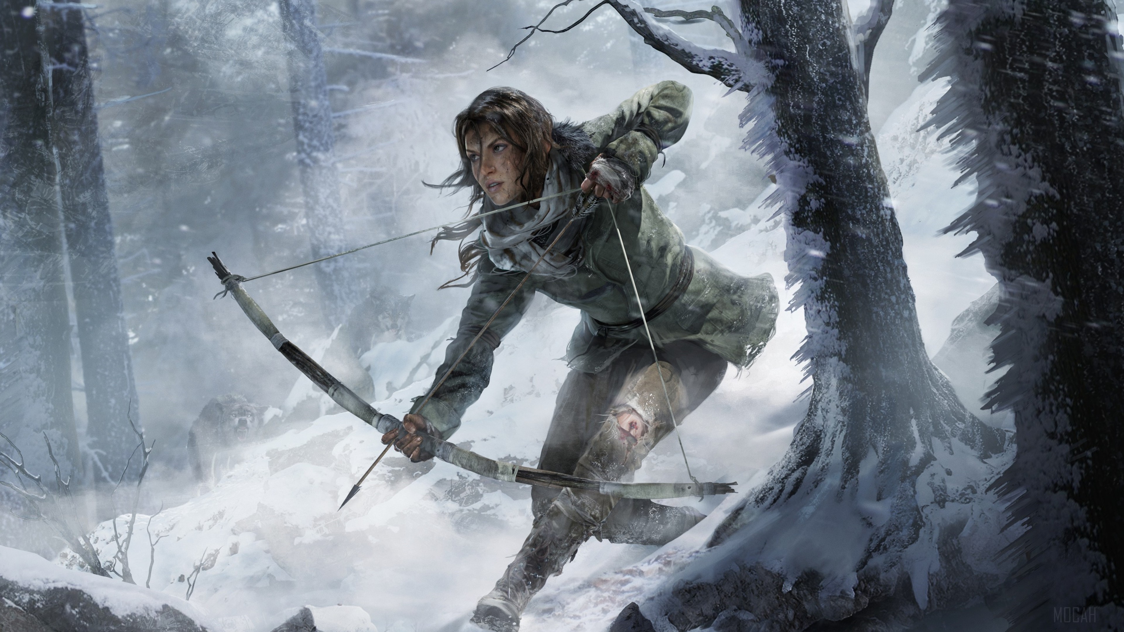 Lara Croft from Rise of the Tomb Raider 4K HD Wallpaper