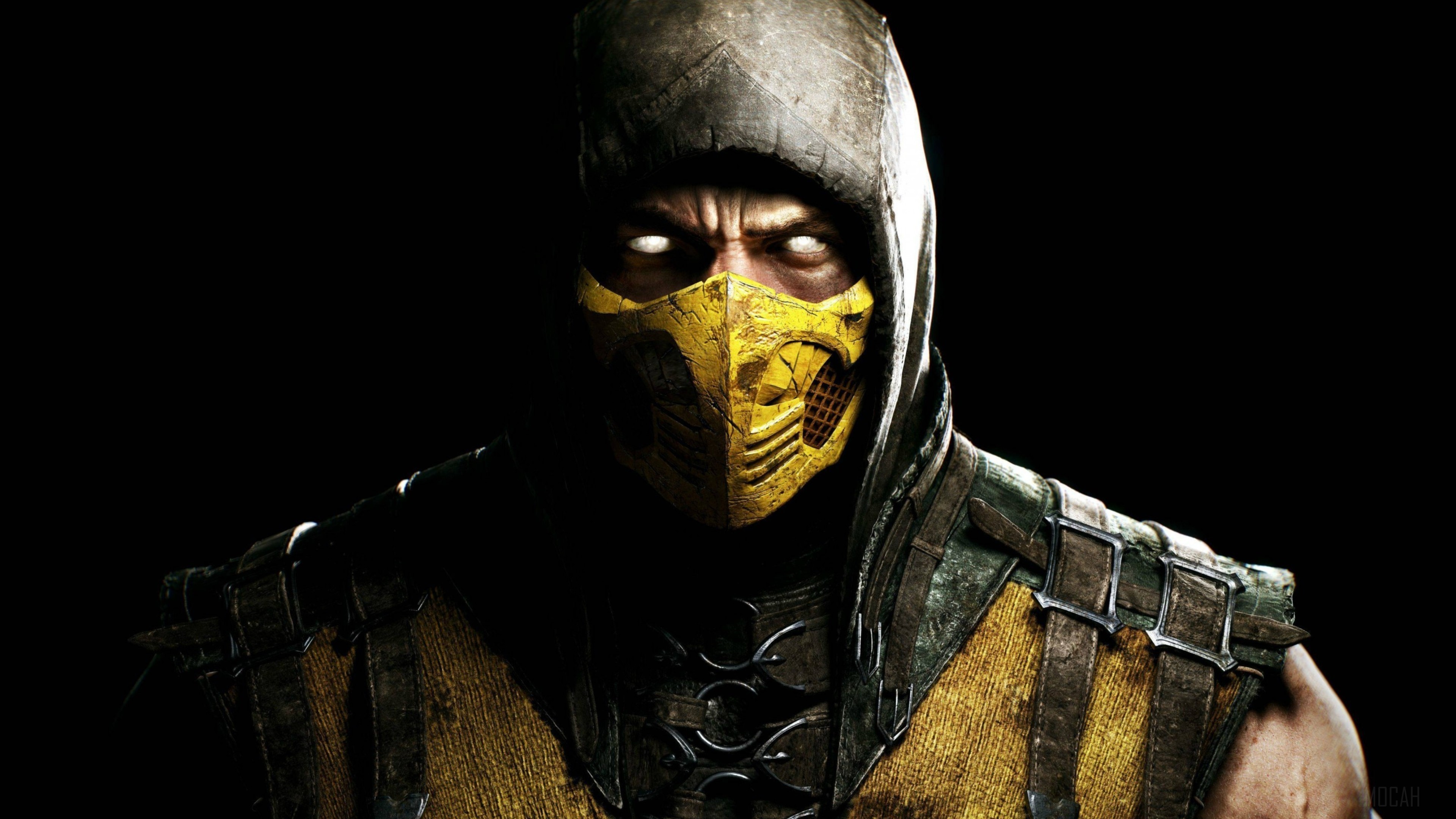 Scorpion from Mortal Kombat 4K HD Wallpaper