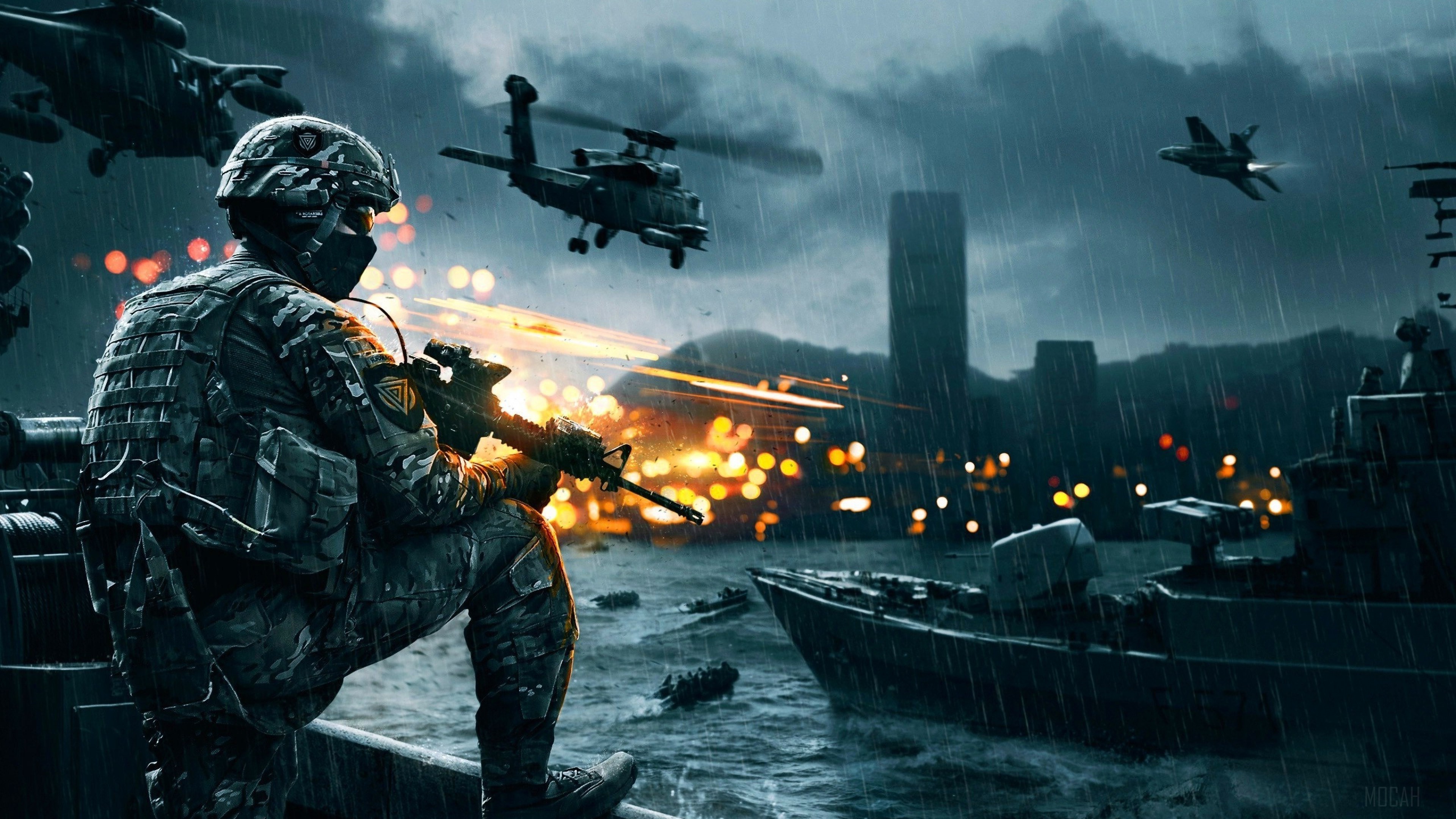 Soldier in Battlefield 4 4K HD Wallpaper