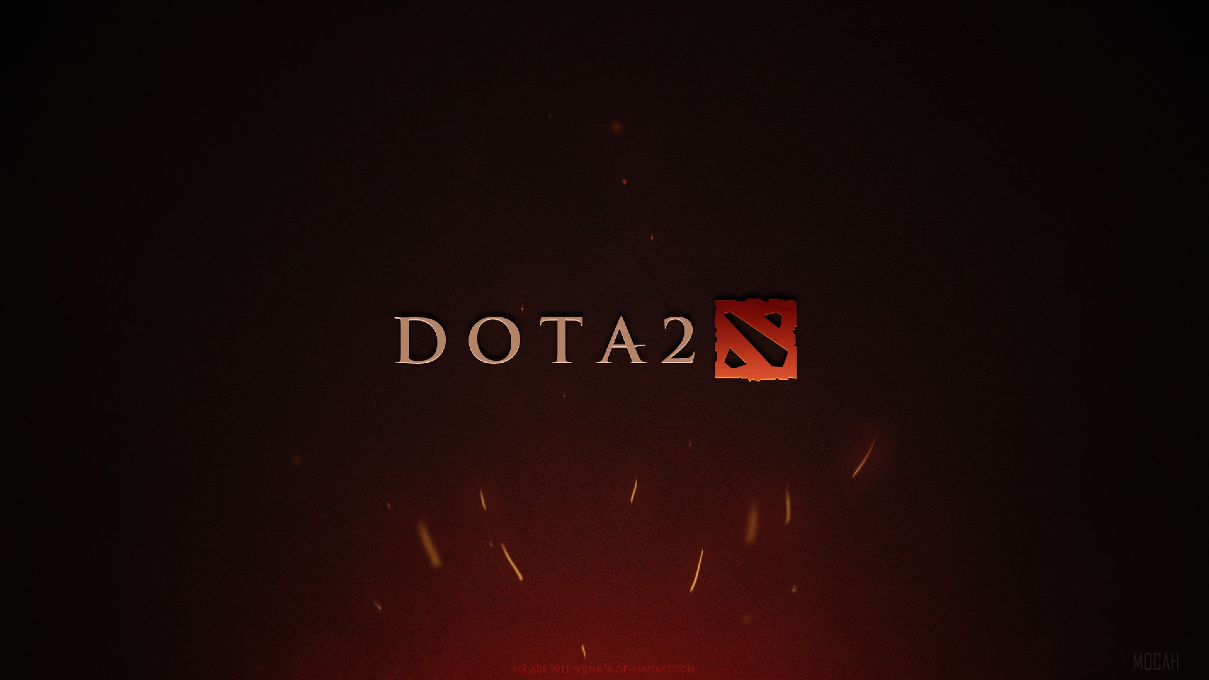 Dota 2 Logo 4K HD Wallpaper