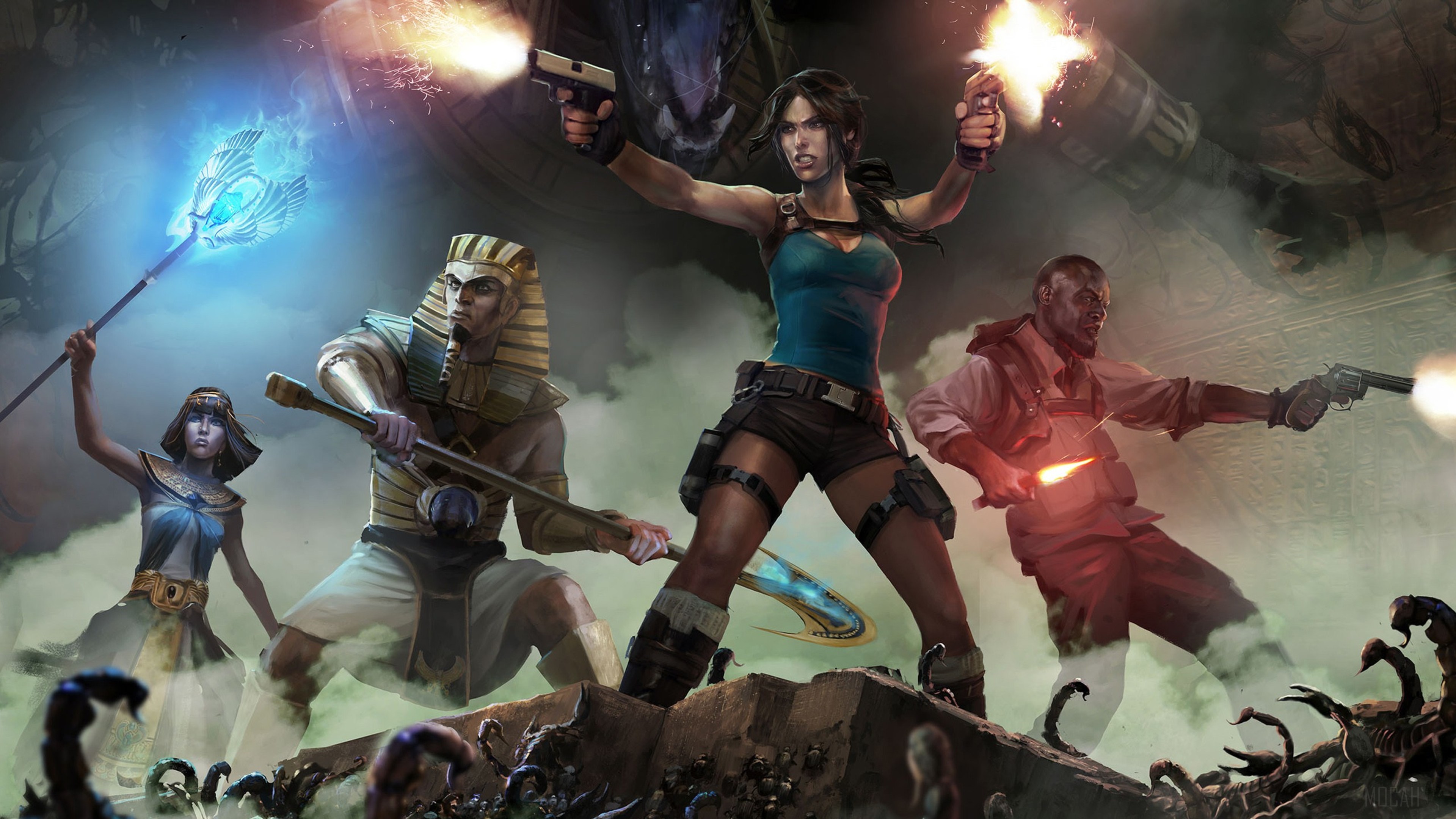 Lara Croft And The Temple Of Osiris HD Wallpaper