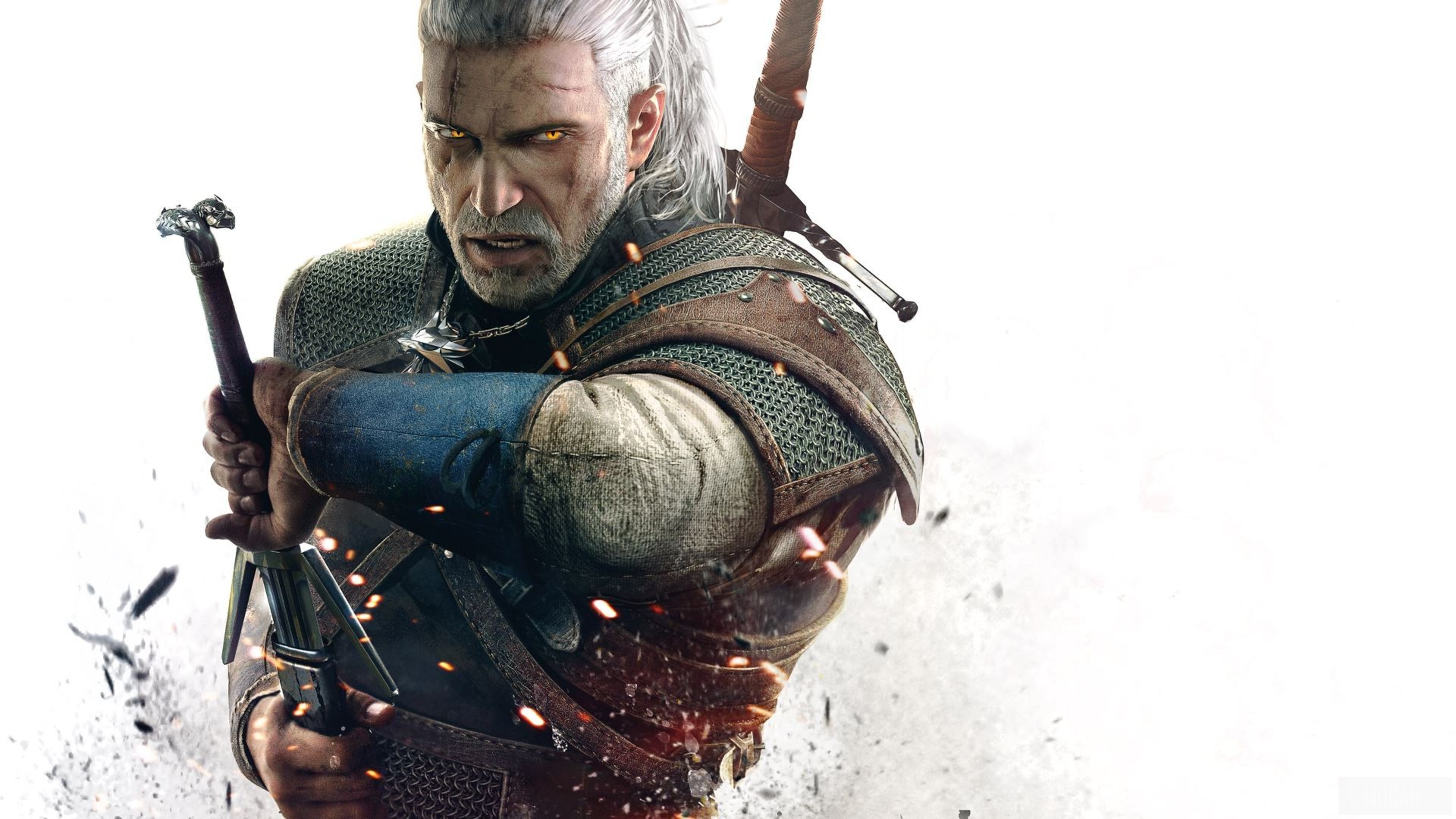 Geralt of Rivia from The Witcher 3 Wild Hunt 4K HD Wallpaper