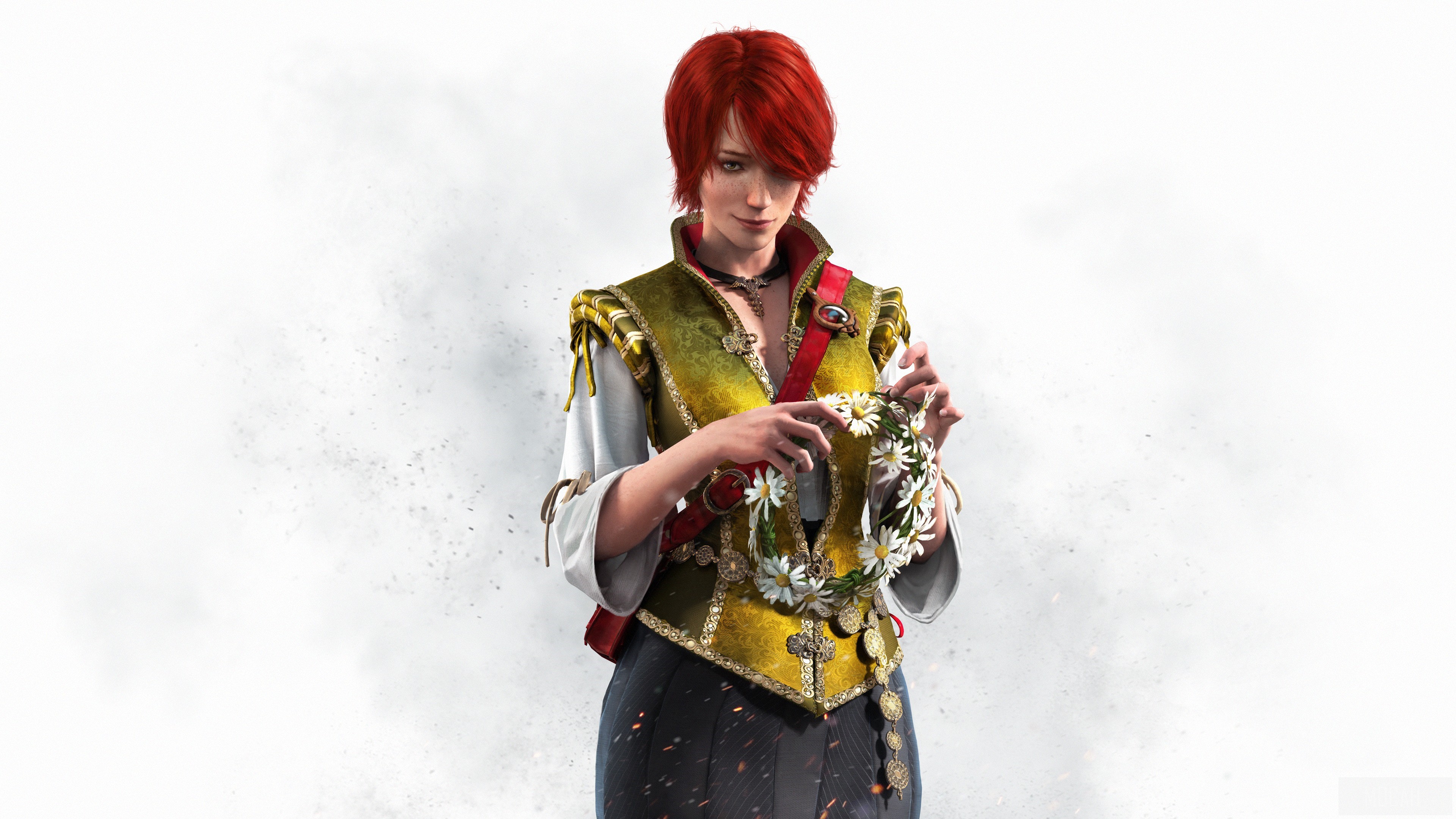 Triss Merigold from The Witcher 3 Wild Hunt 4K HD Wallpaper
