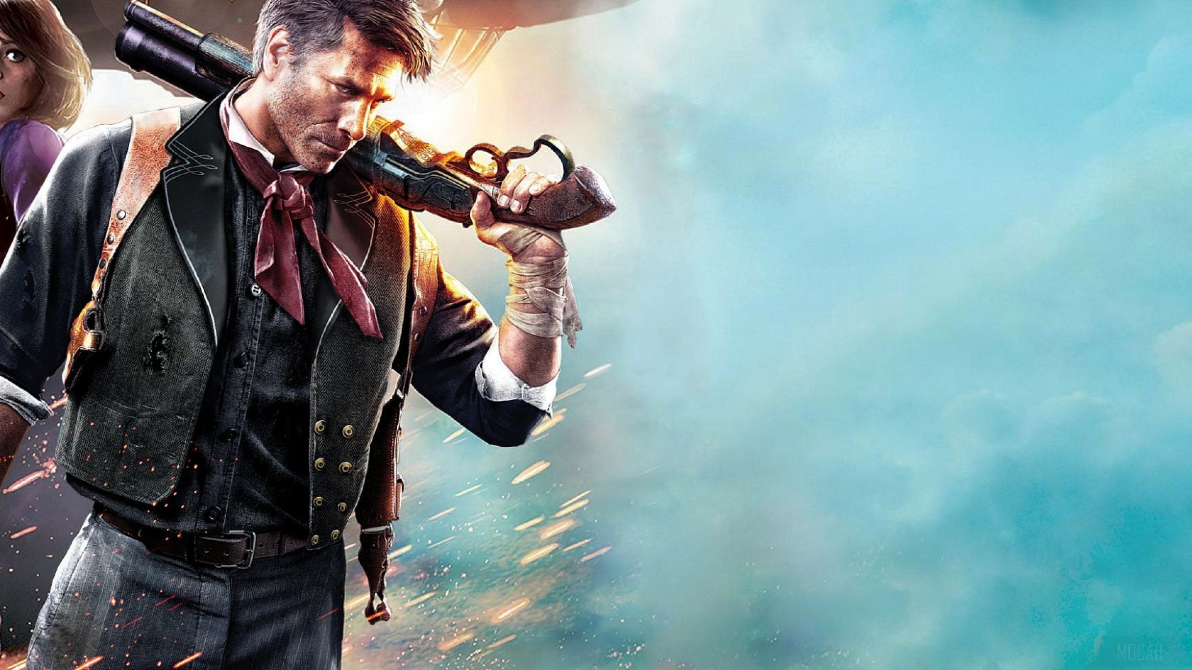 Booker DeWitt from Bioshock Infinite 4K HD Wallpaper