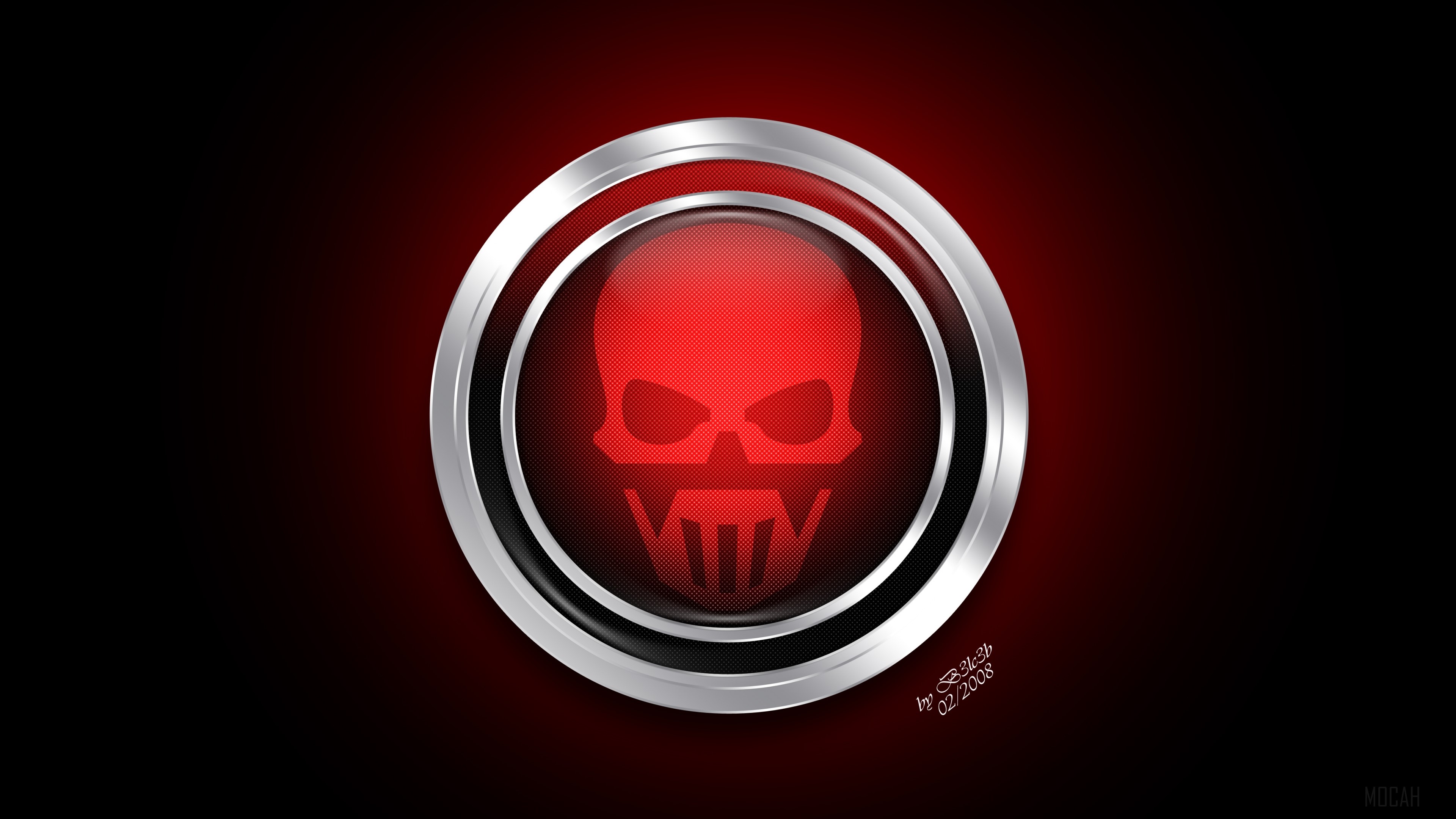 Ghost Recon Future Soldier Skull Logo 4K HD Wallpaper
