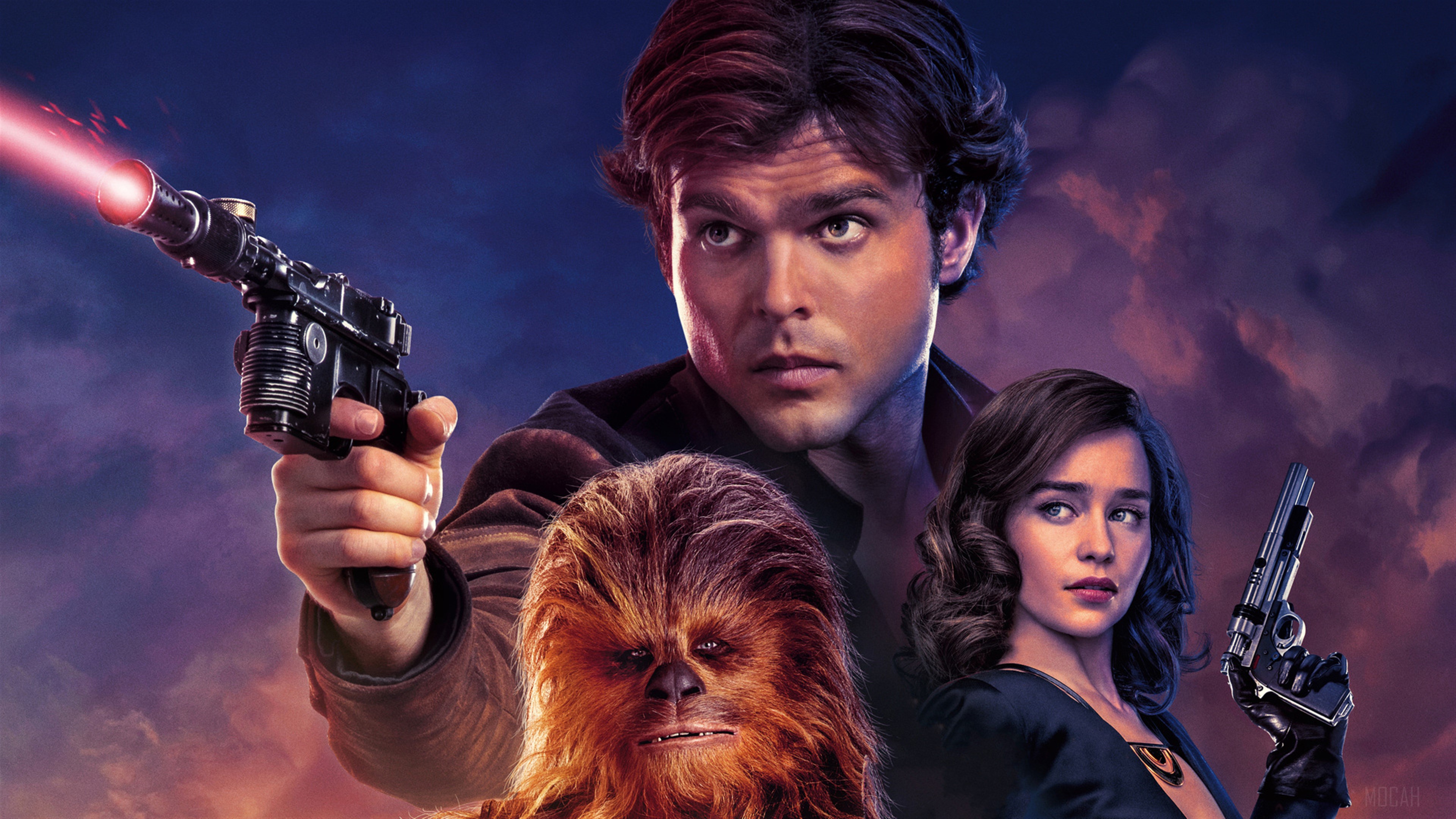 Han Solo and Qi'ra from Solo: A Star Wars Story 4K HD Wallpaper