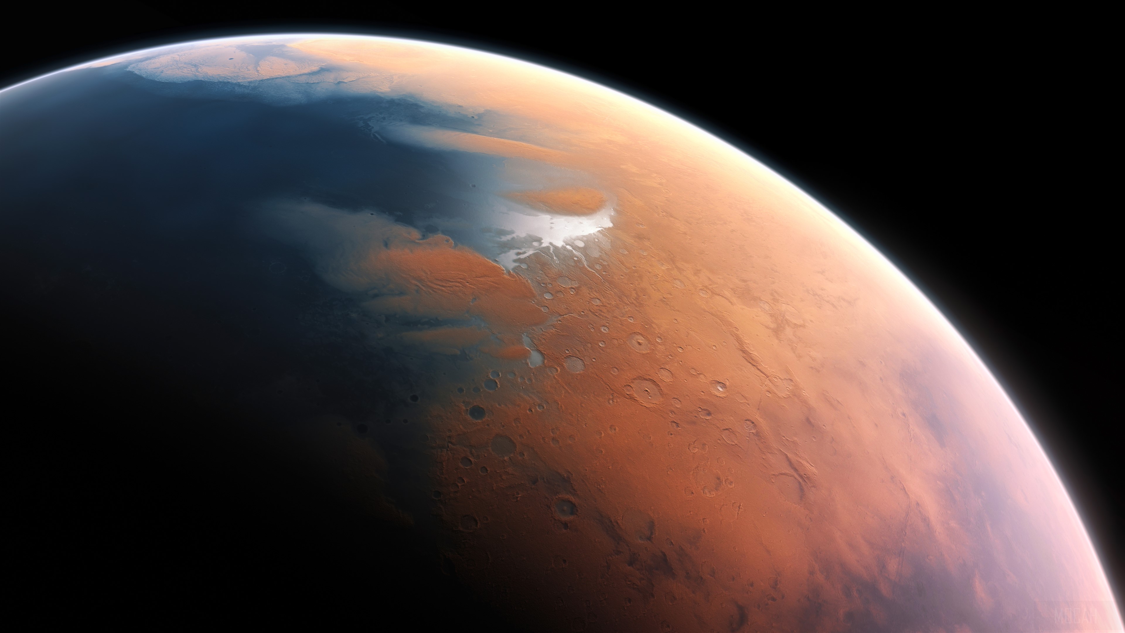 Planet Mars 4K HD Wallpaper