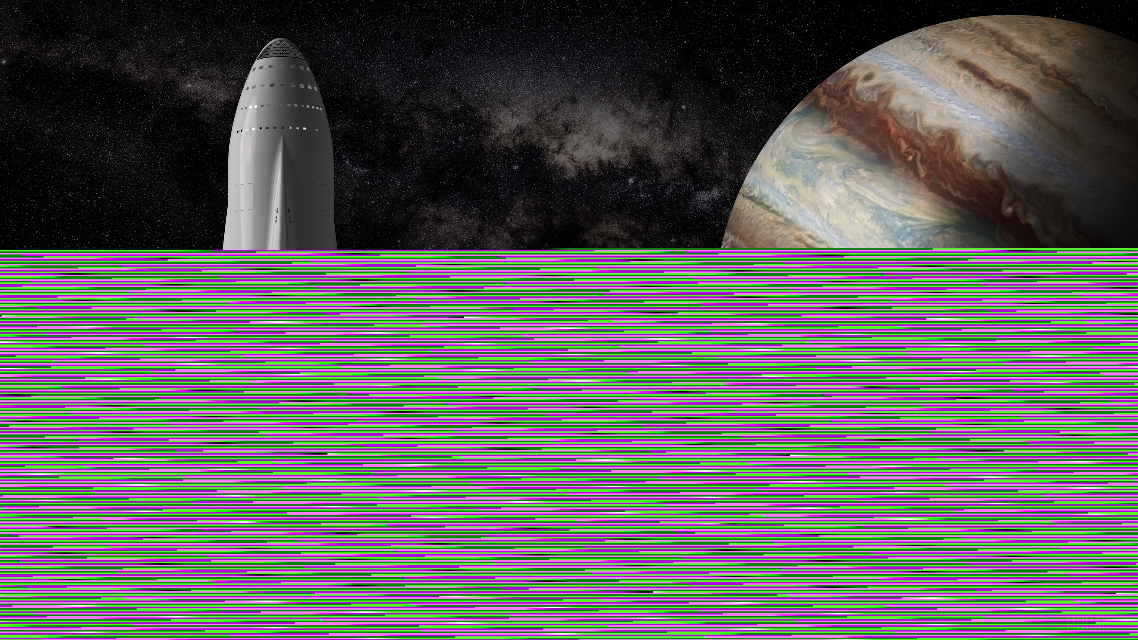 SpaceX Interplanetary Transport System HD Wallpaper