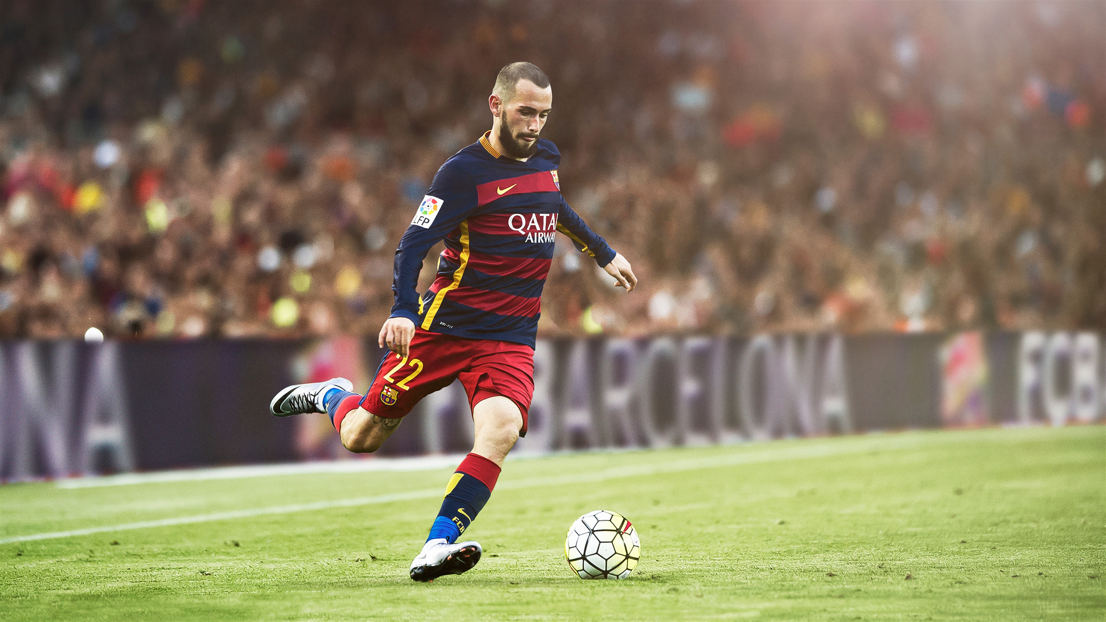 Aleix Vidal from FC Barcelona 4K HD Wallpaper