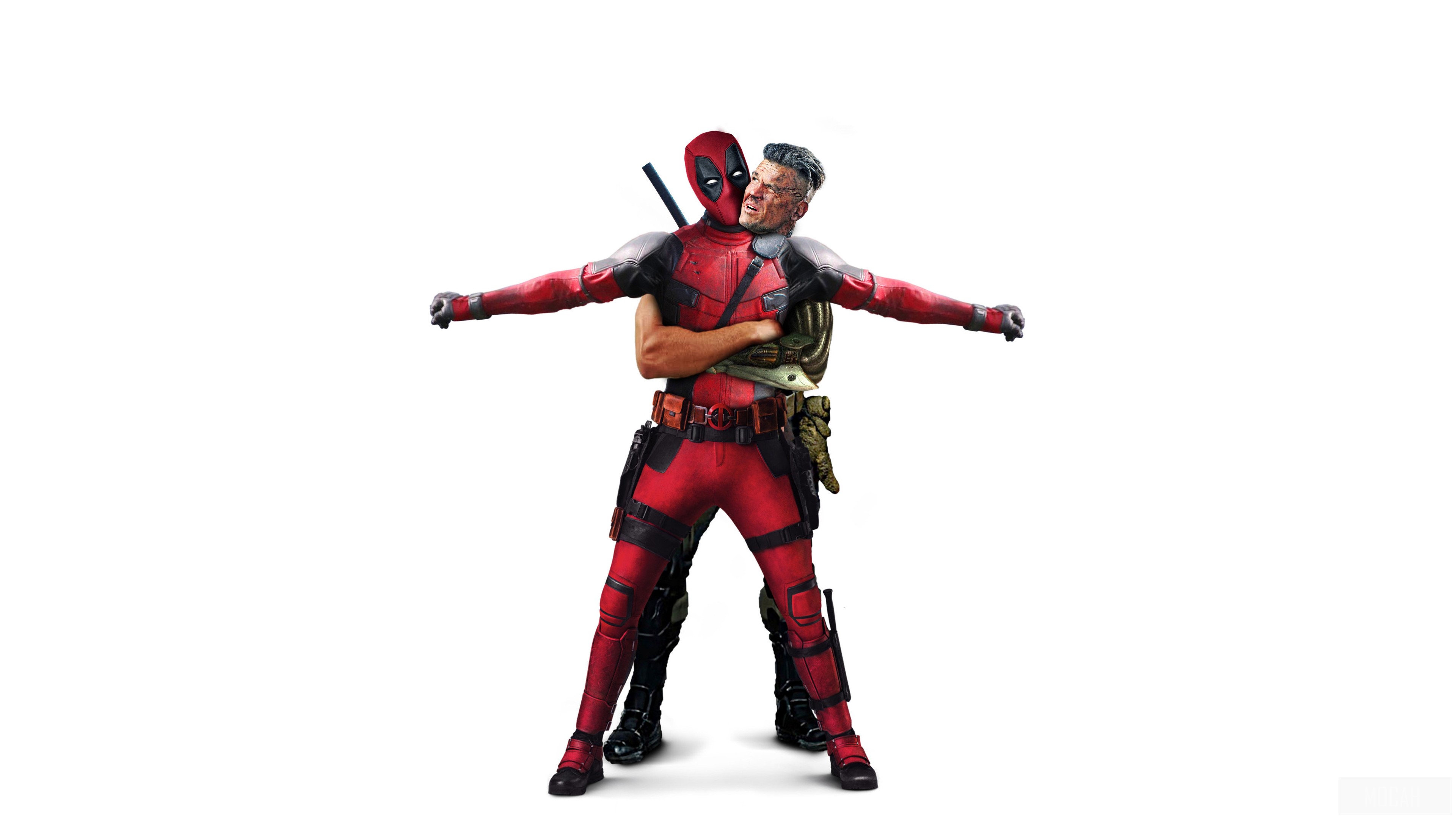 Deadpool and Cable from Deadpool 2 Movie 4K HD Wallpaper