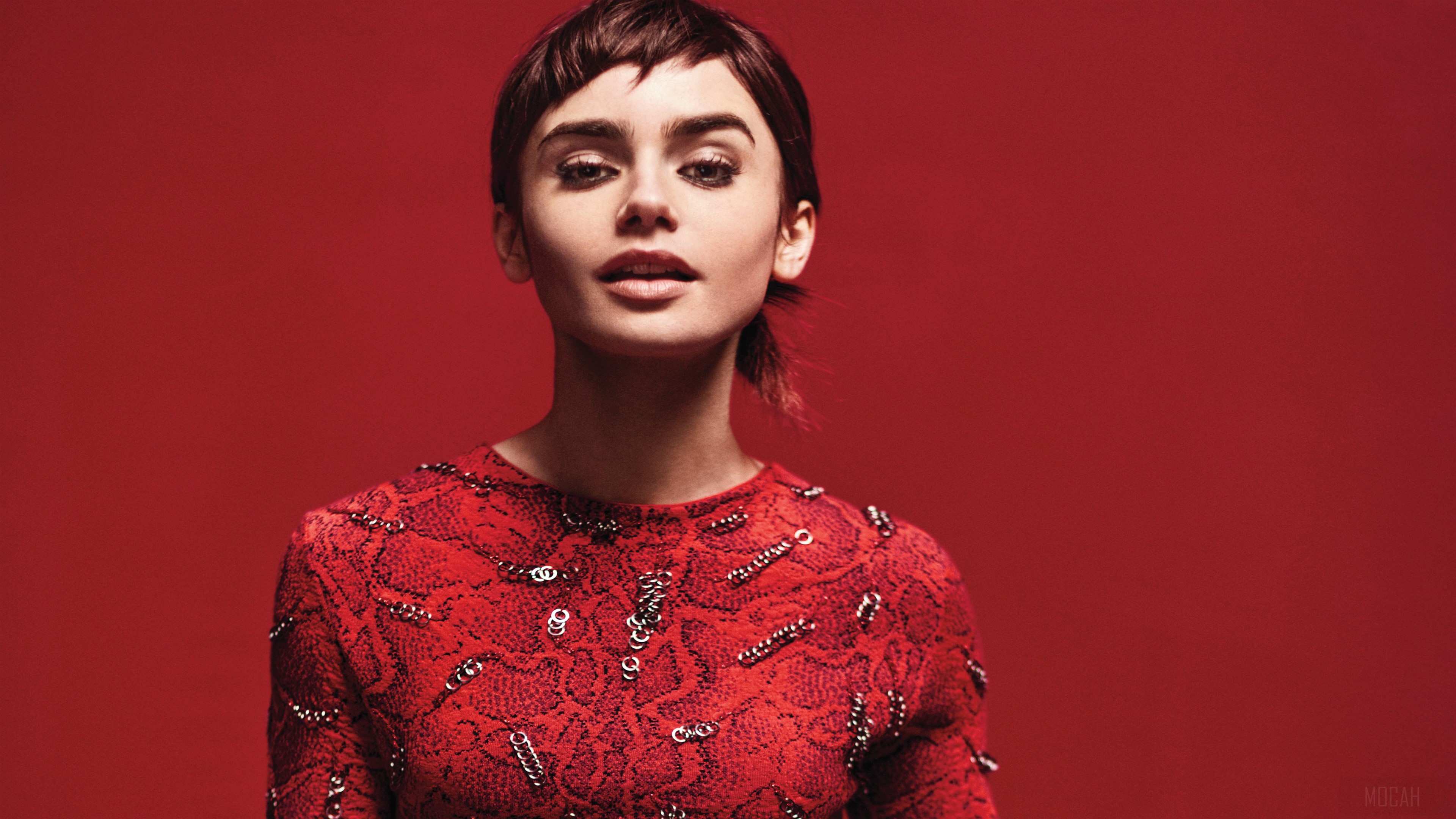 Lily Collins 2018 HD Wallpaper
