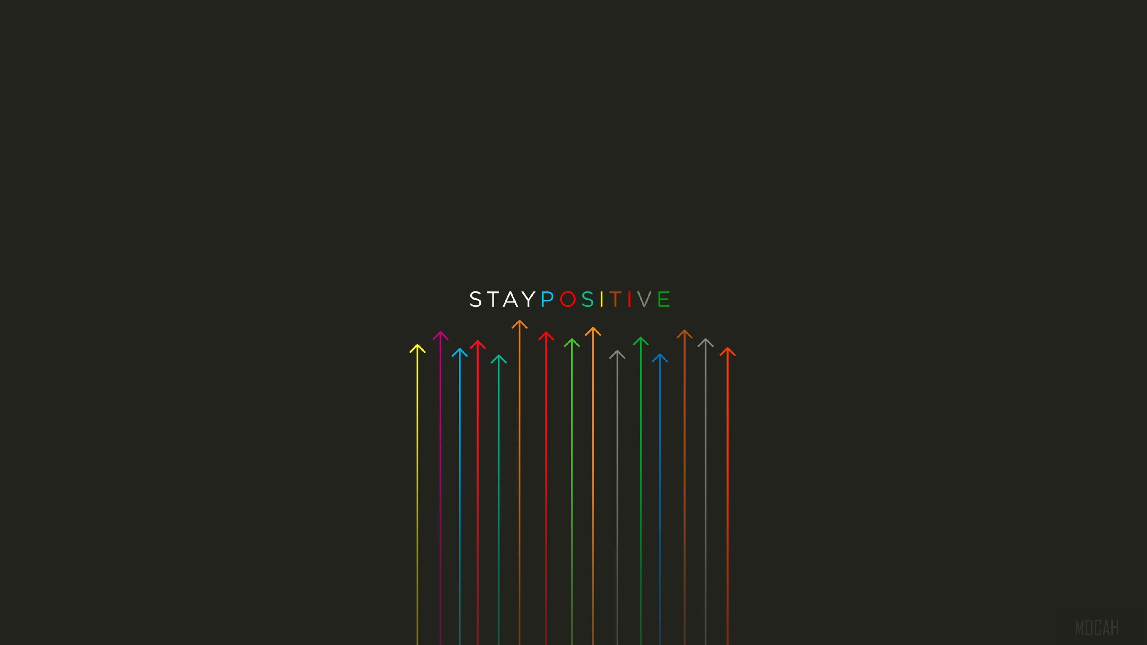 Stay Positive HD Wallpaper