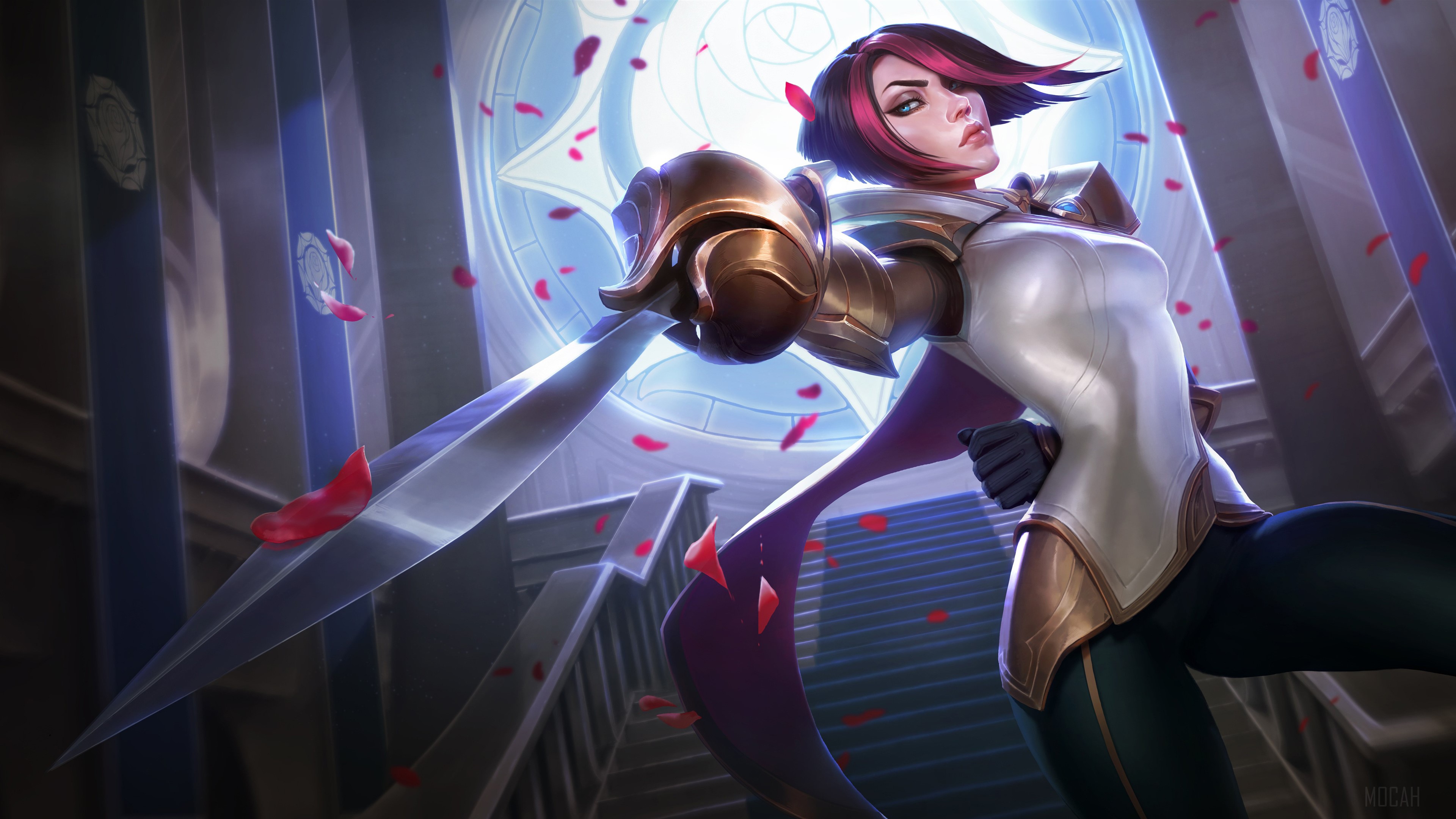 Fiora from League of Legends 4K HD Wallpaper