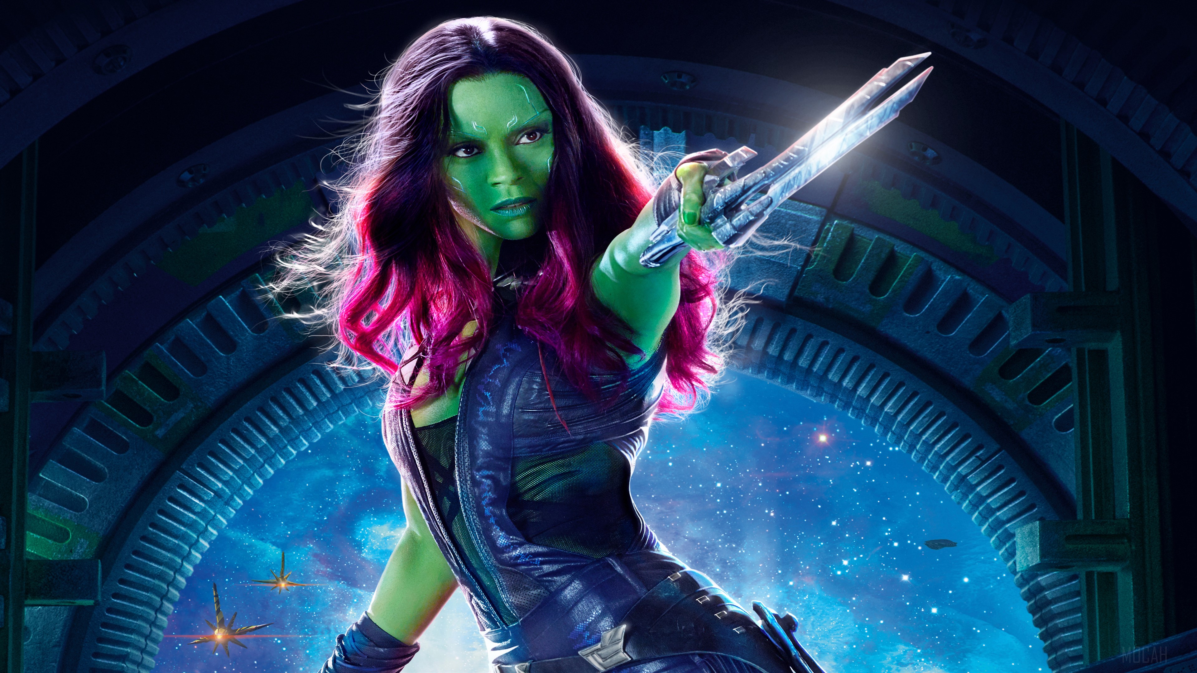 Gamora from Guardians of the Galaxy 4K HD Wallpaper