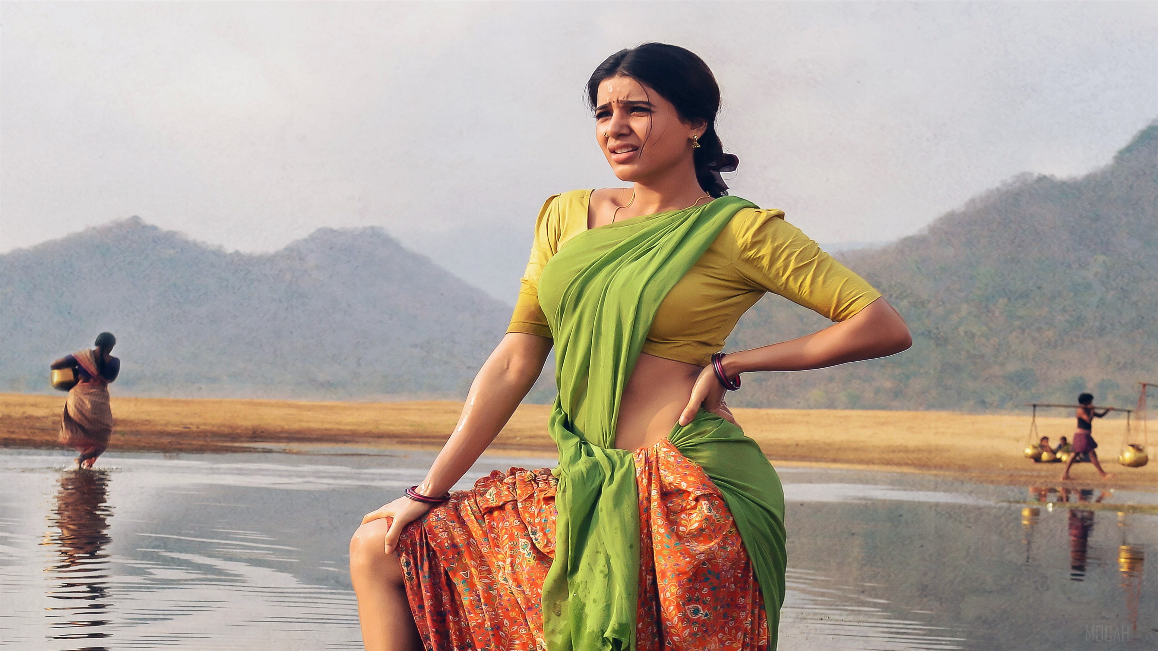 Samantha in Rangasthalam HD Wallpaper