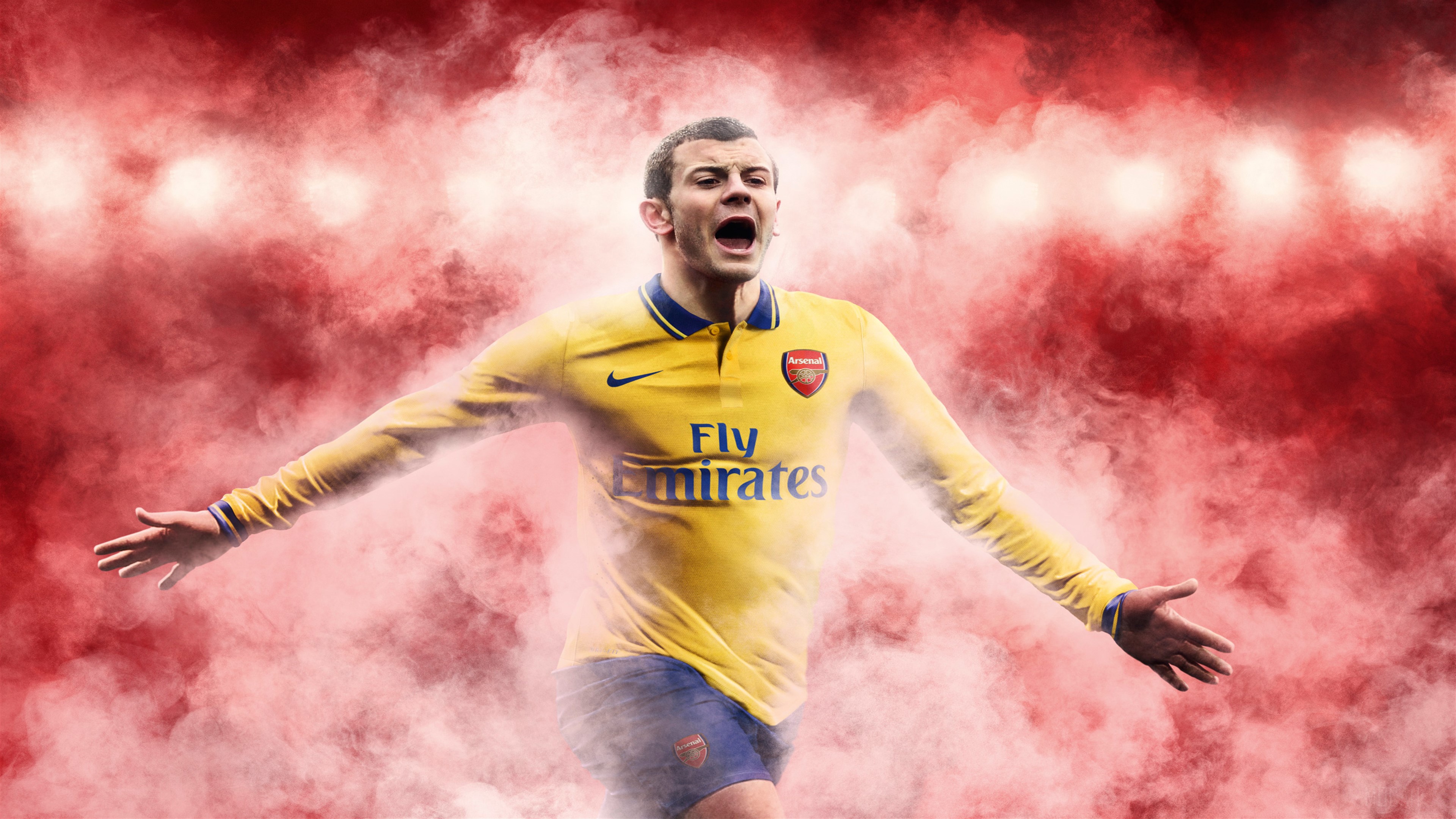 Jack Wilshere from Arsenal 4K HD Wallpaper