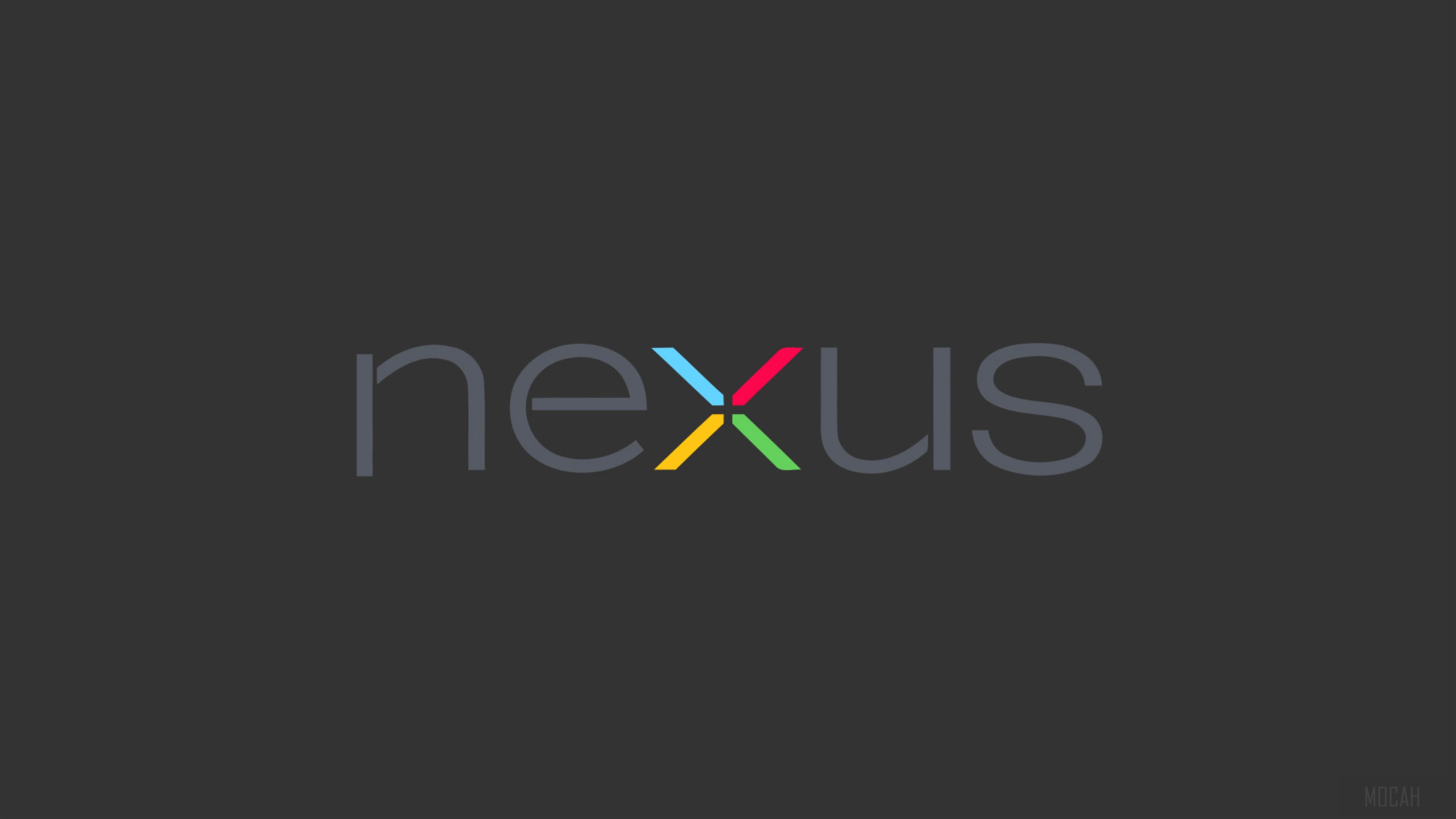 Nexus logo with colorful X HD Wallpaper