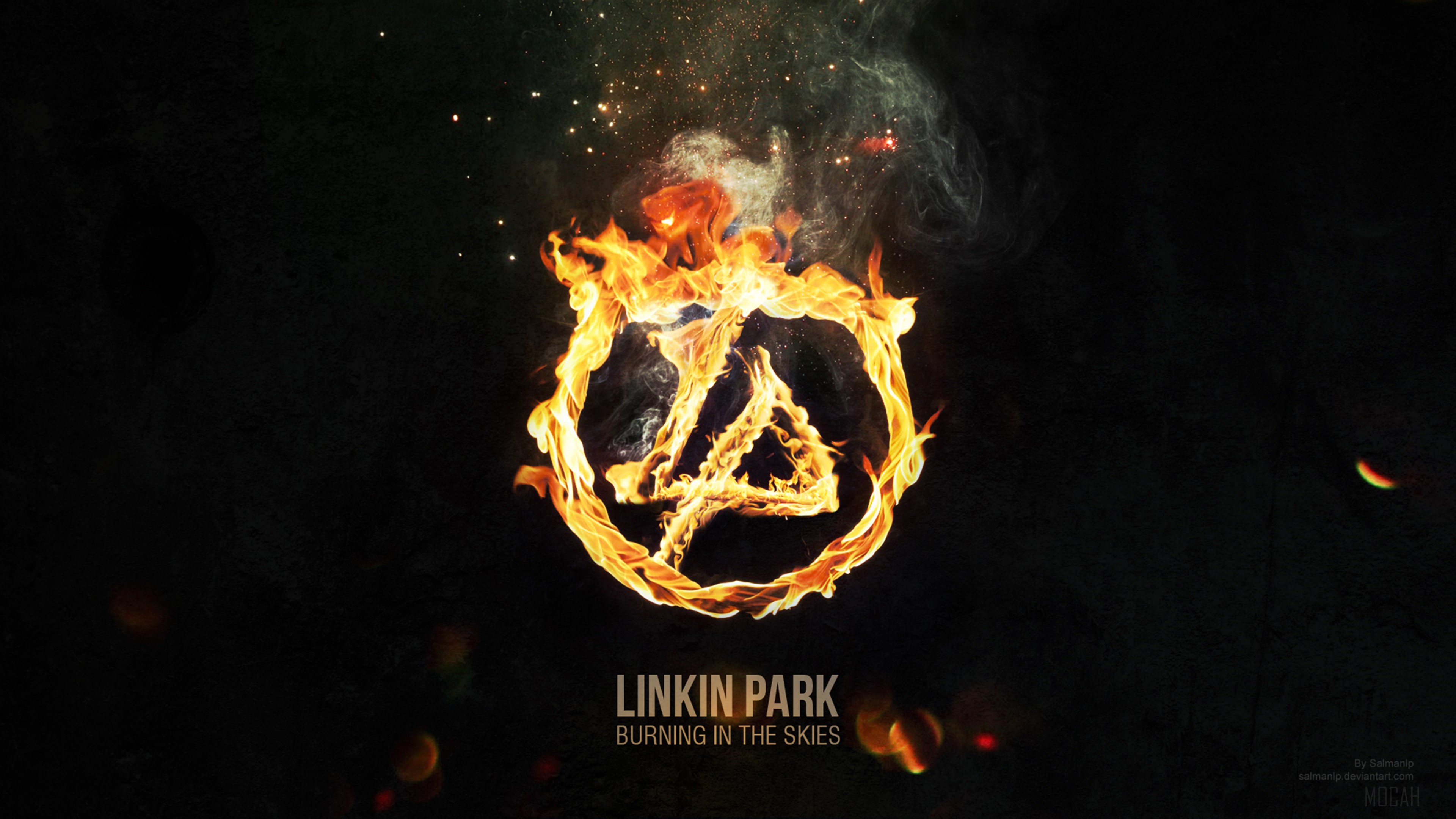 Linkin Park Burning in the Skies HD Wallpaper