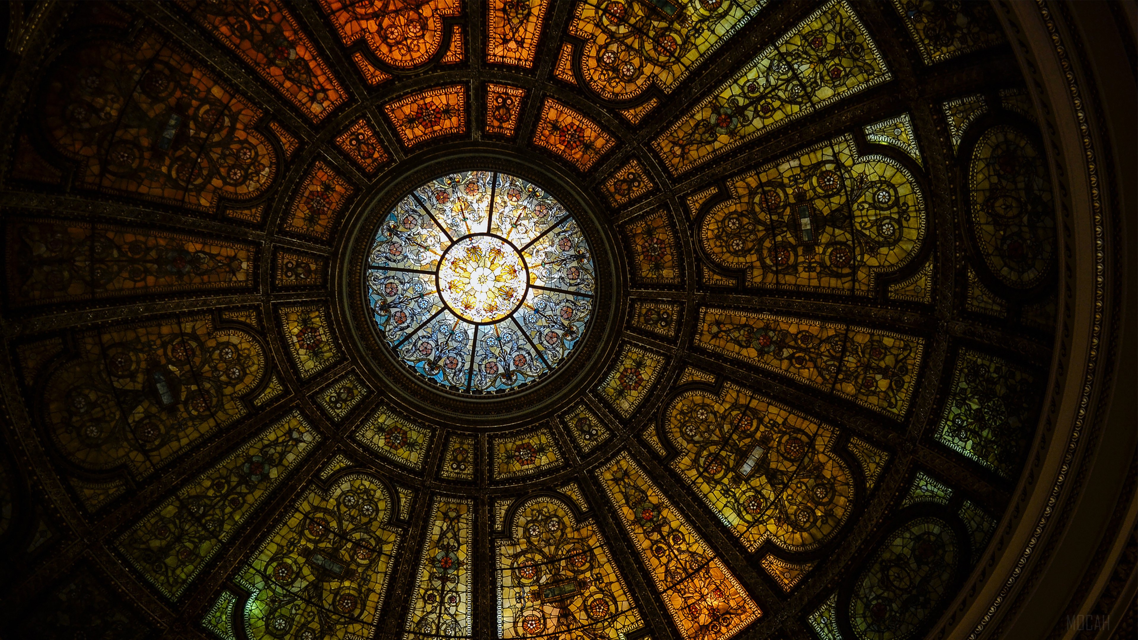Chicago Cultural Center Dome HD Wallpaper