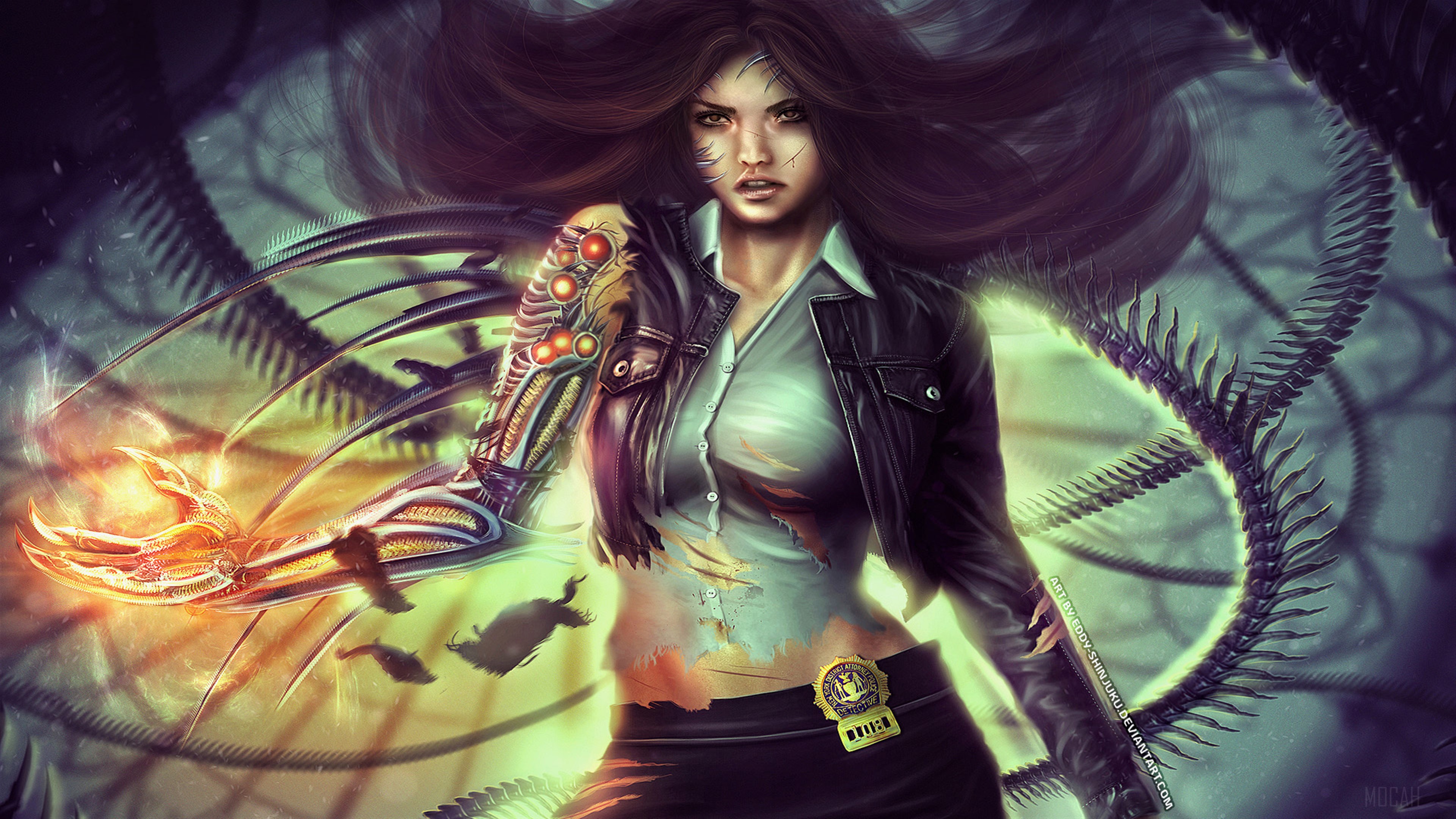 Sara Pezzini Witchblade HD Wallpaper