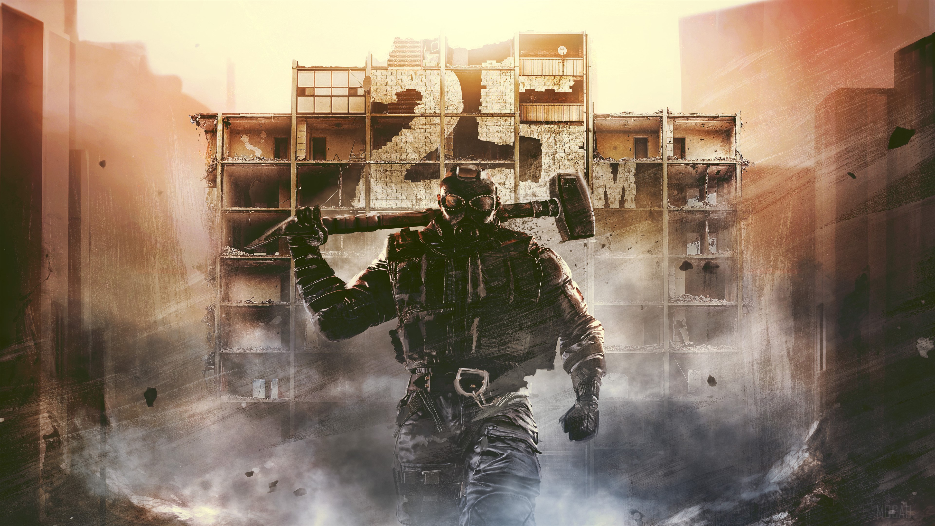 Sledge from Tom Clancy's Rainbow Six Siege 4K HD Wallpaper