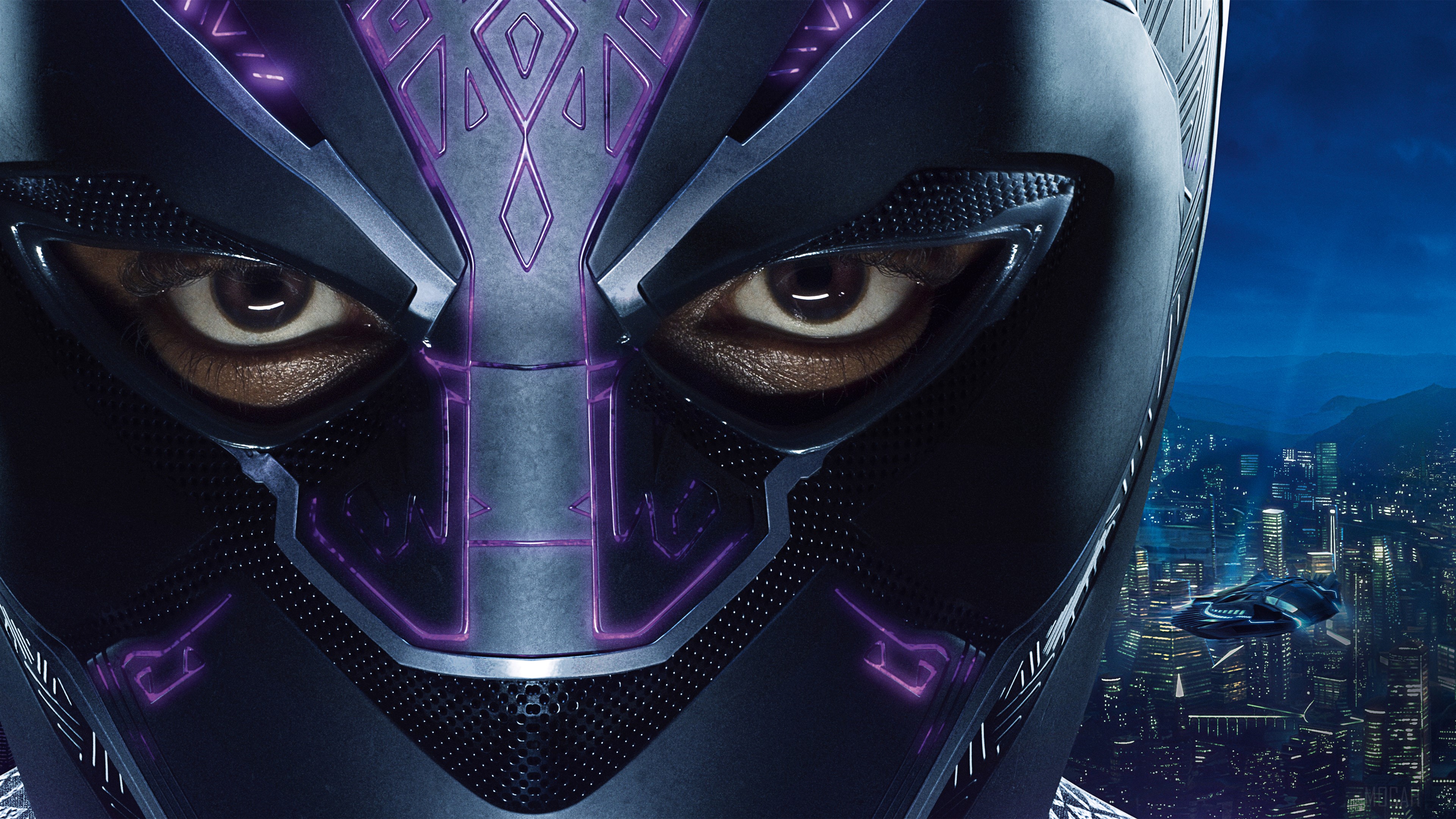 Black Panther from Marvel 4K HD Wallpaper