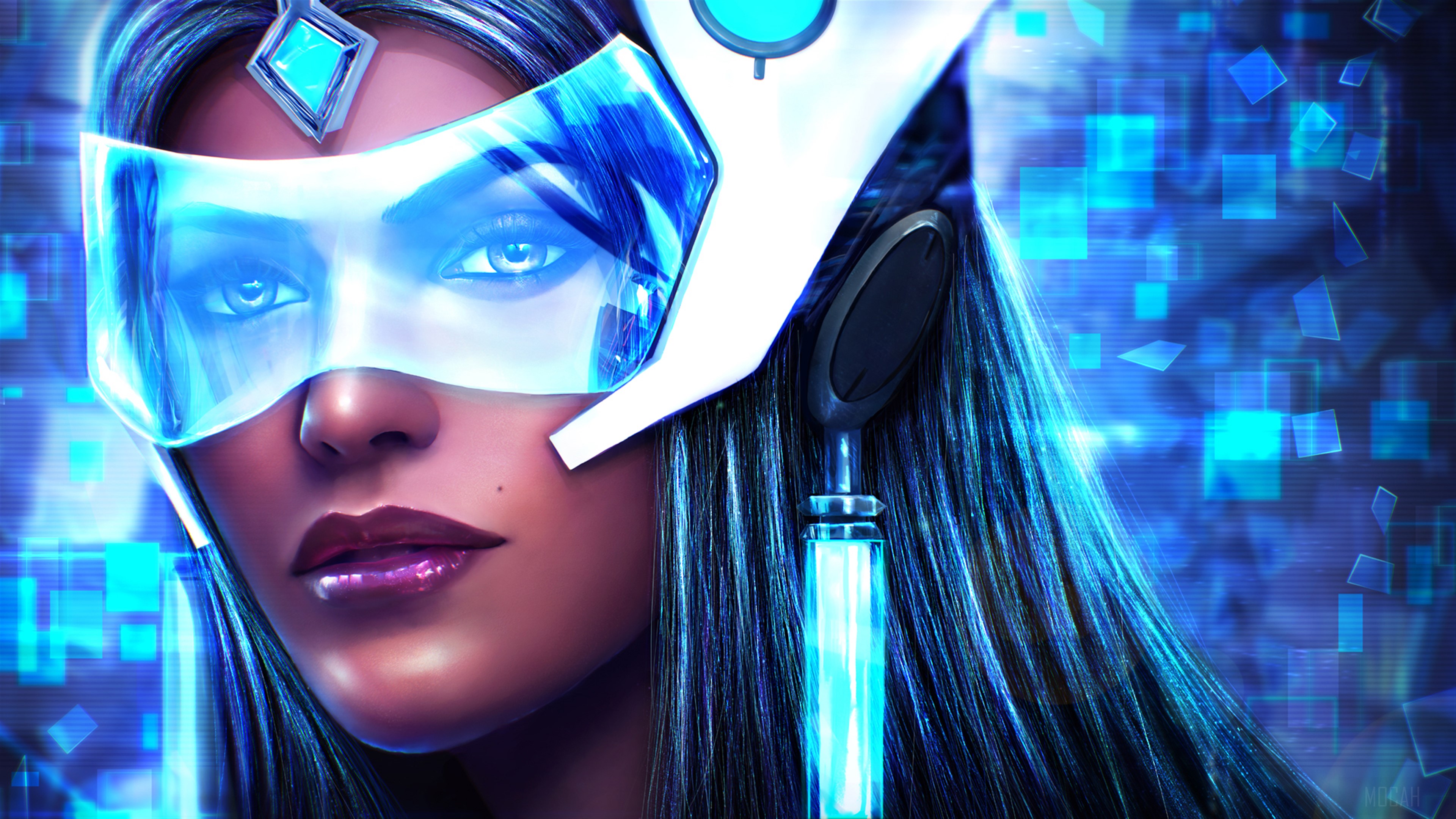 Symmetra from Overwatch 4K HD Wallpaper