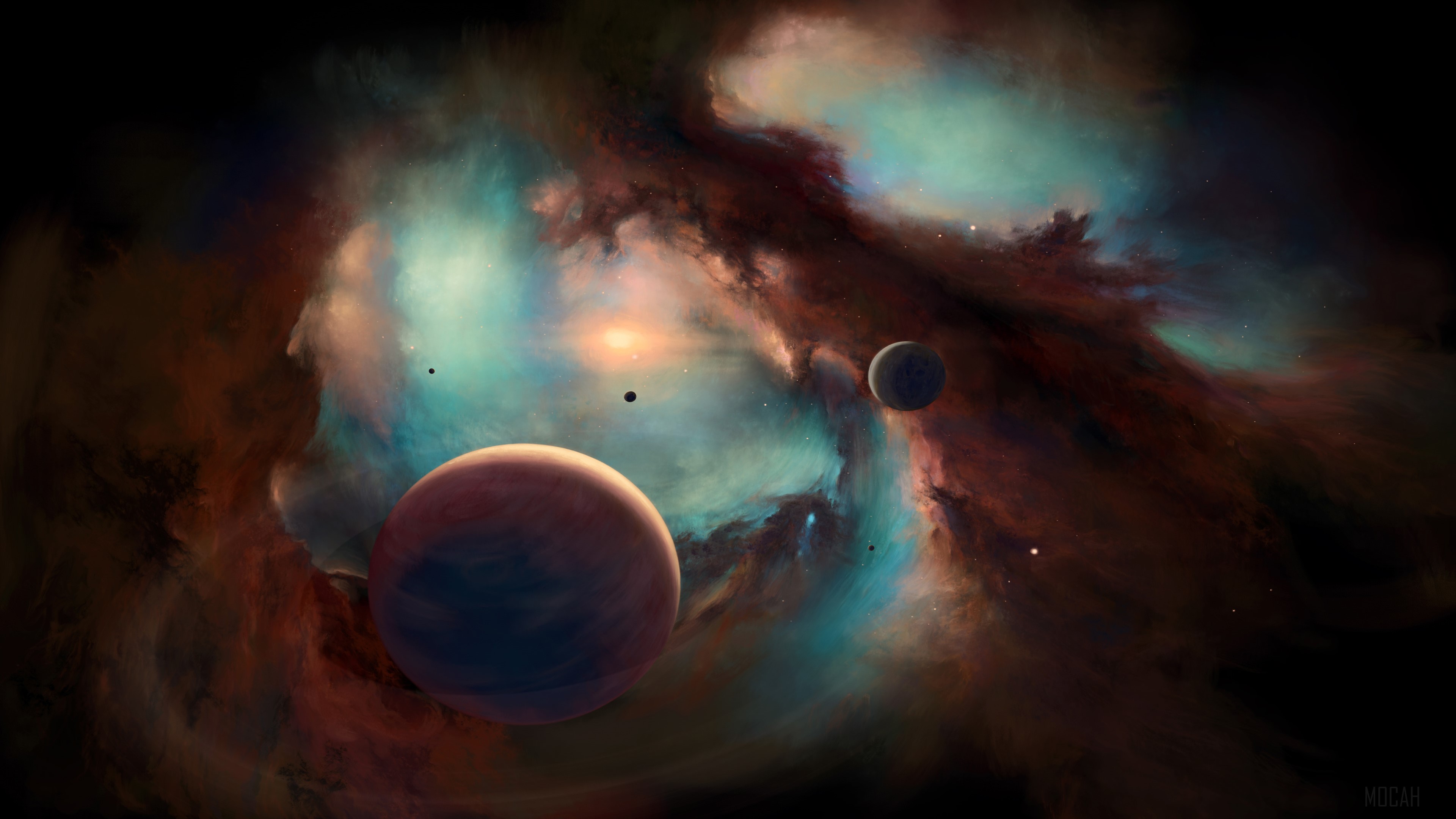 Nebula Artwork HD Wallpaper