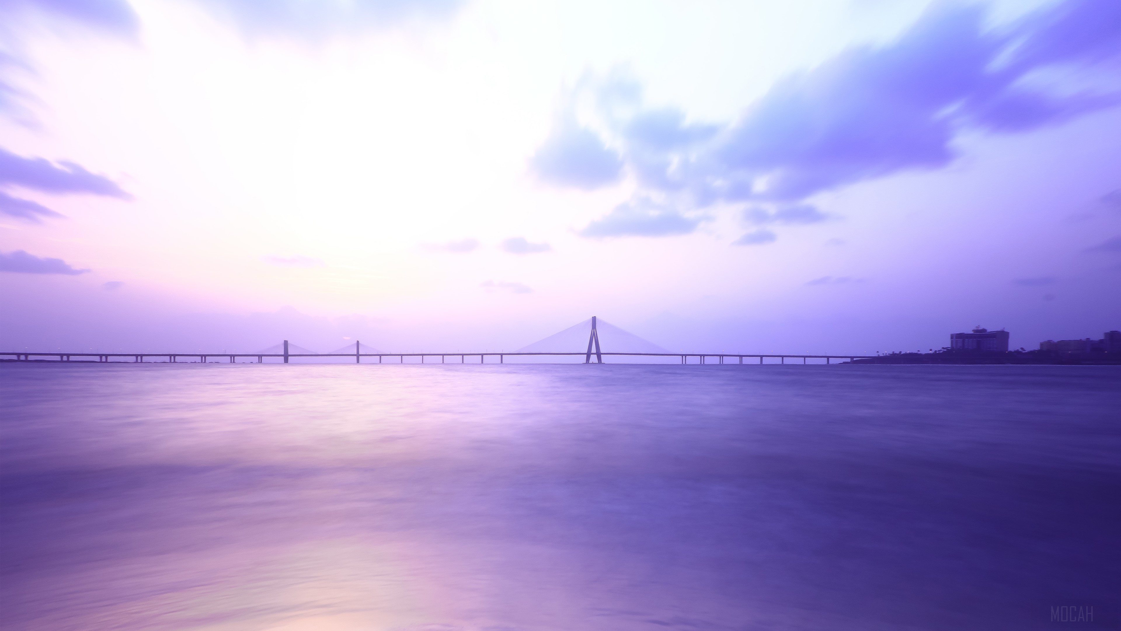 Bandstand Bridge Mumbai 4K HD Wallpaper