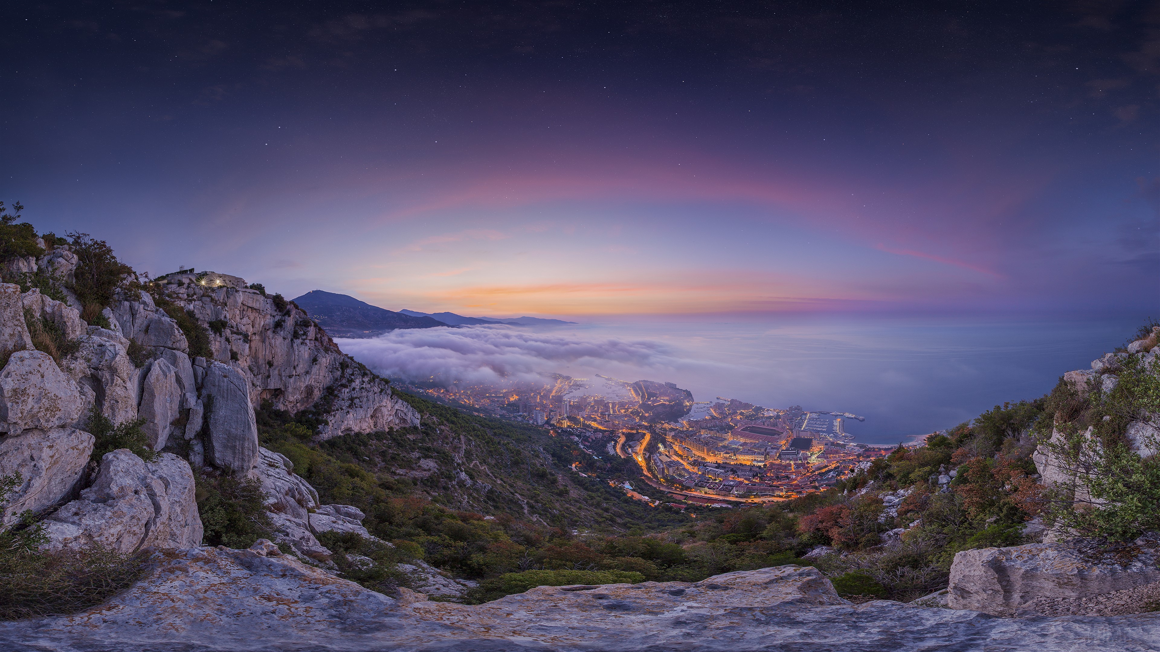Monaco Summer Sunrise HD Wallpaper