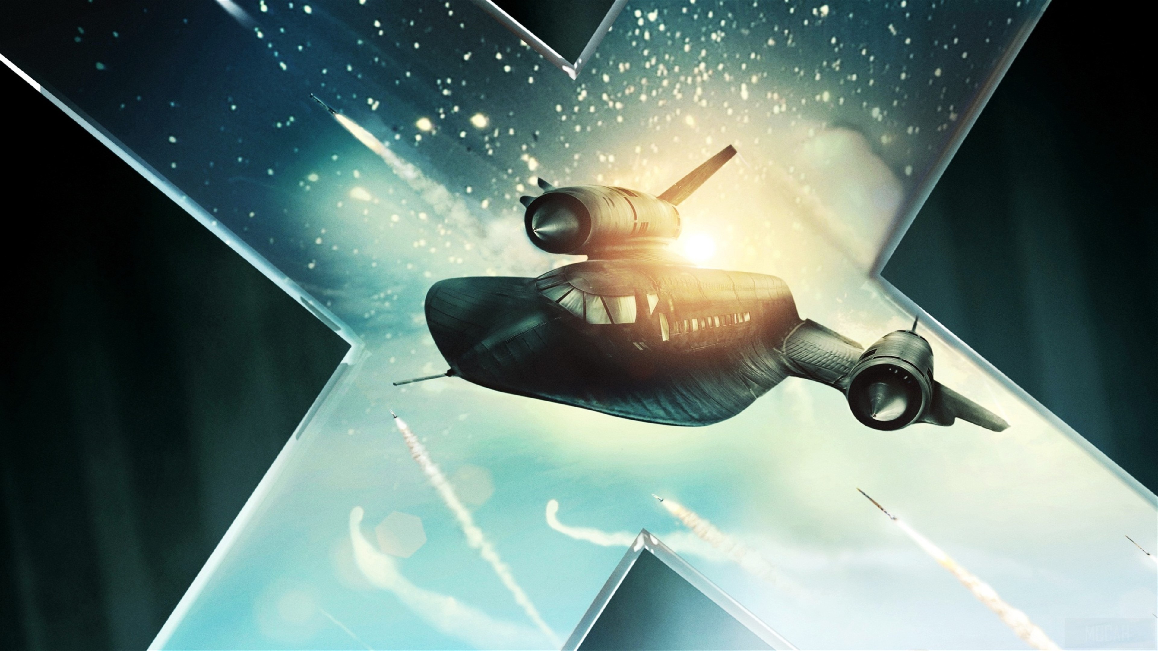 X-Men First Class Fighter Jet 4K HD Wallpaper