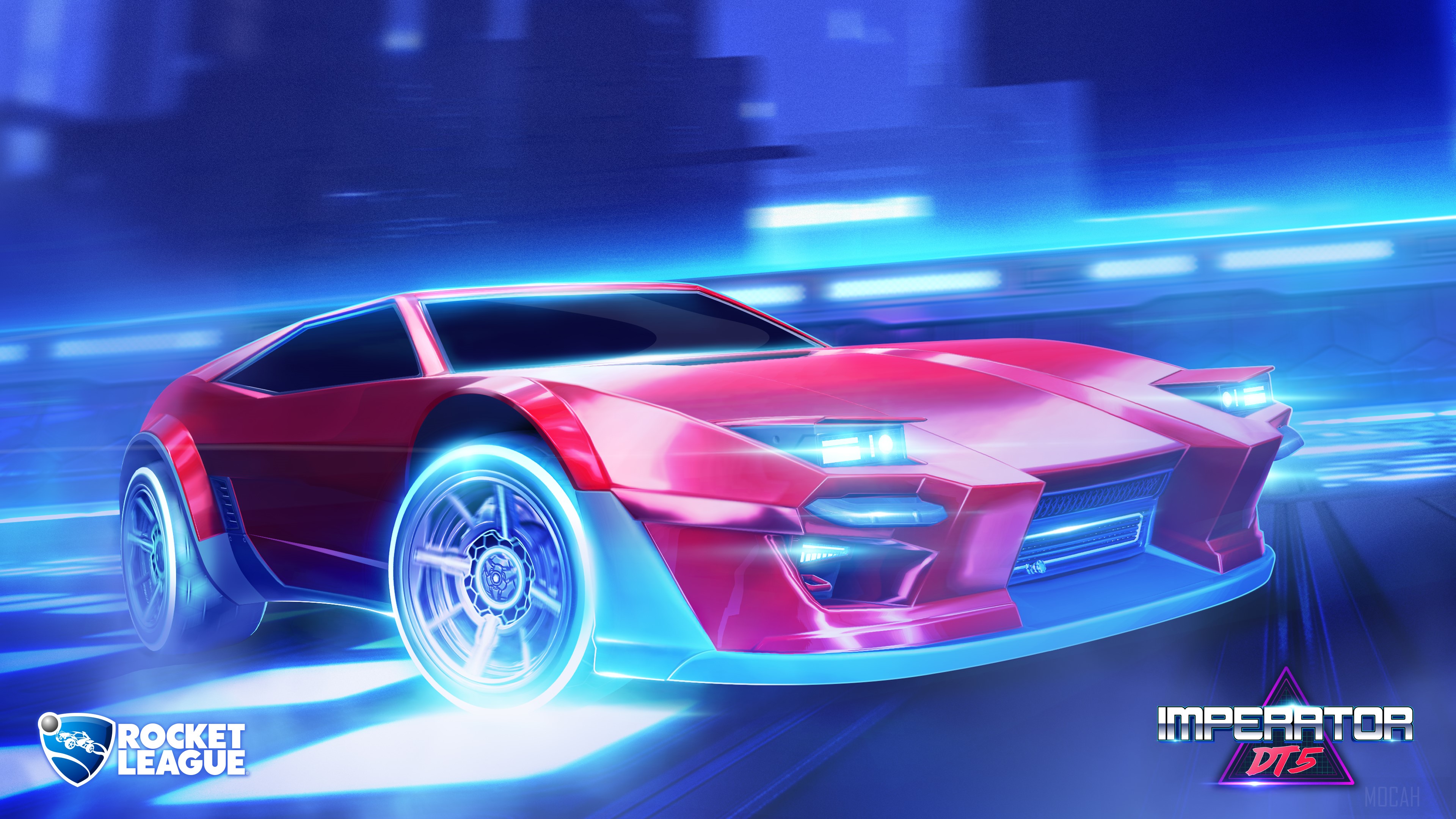 Imperator DT5 car from Rocket League 4K HD Wallpaper