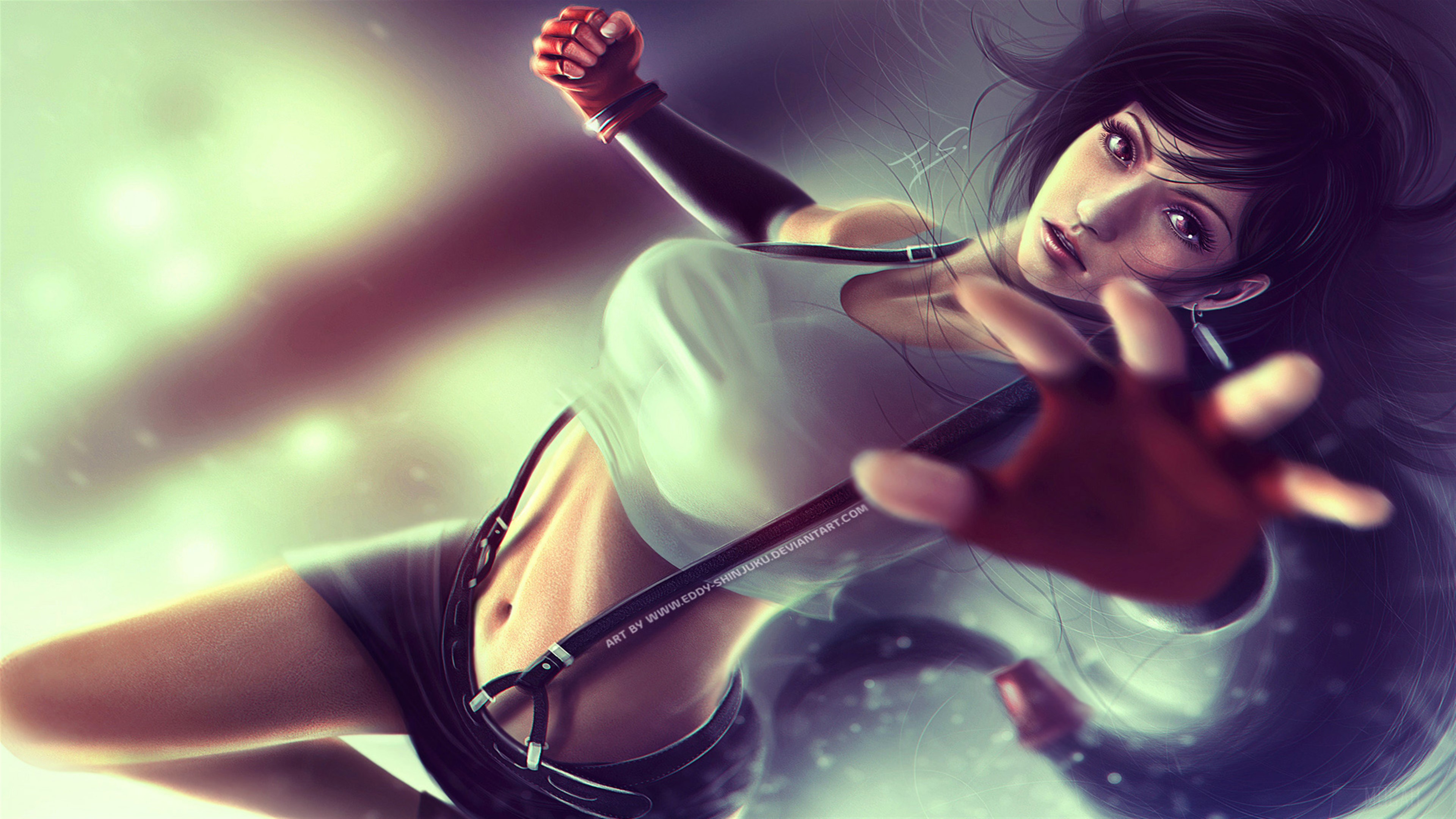 Tifa Lockhart from Final Fantasy 4K HD Wallpaper
