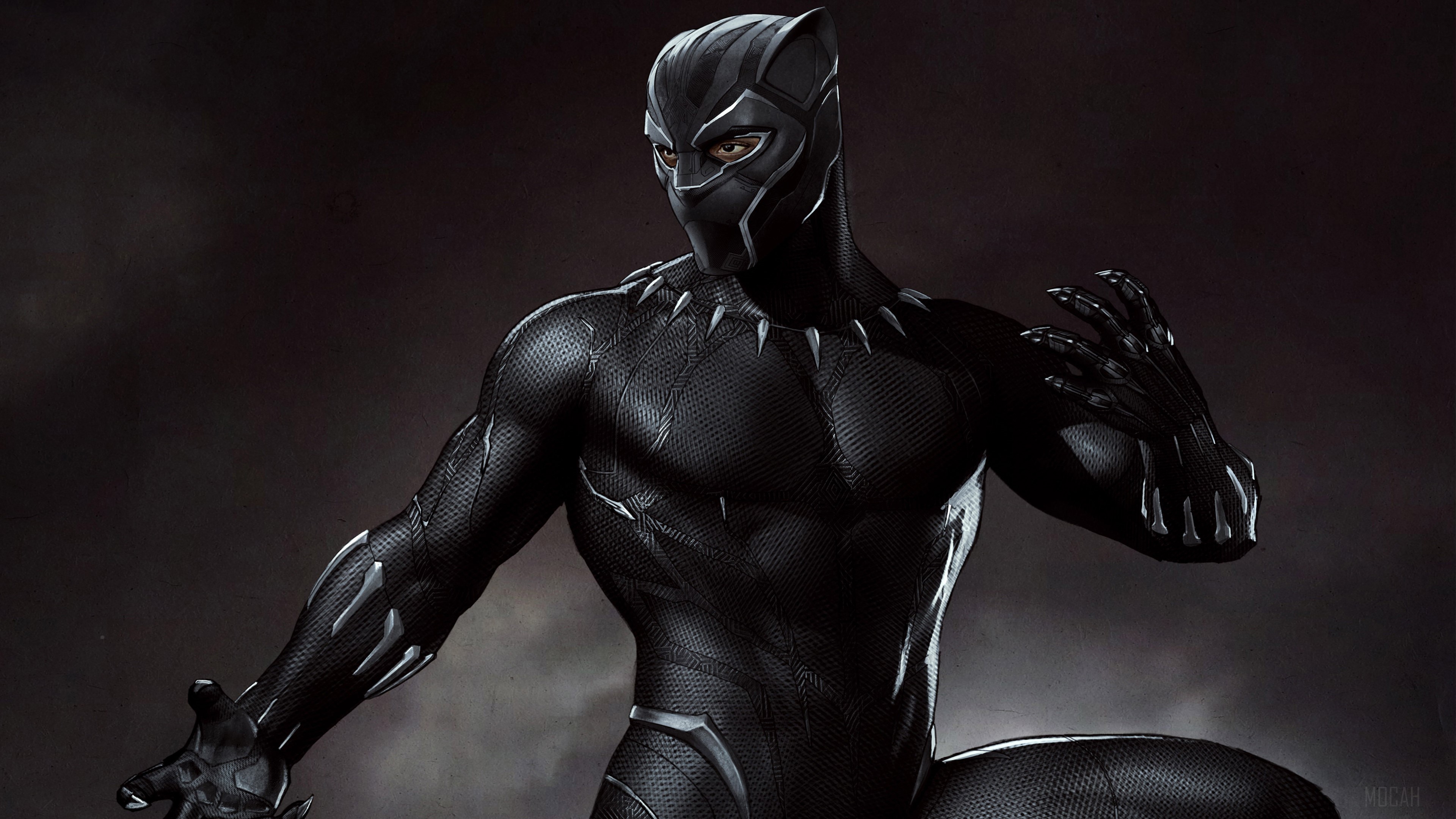 Black Panther Artwork HD Wallpaper